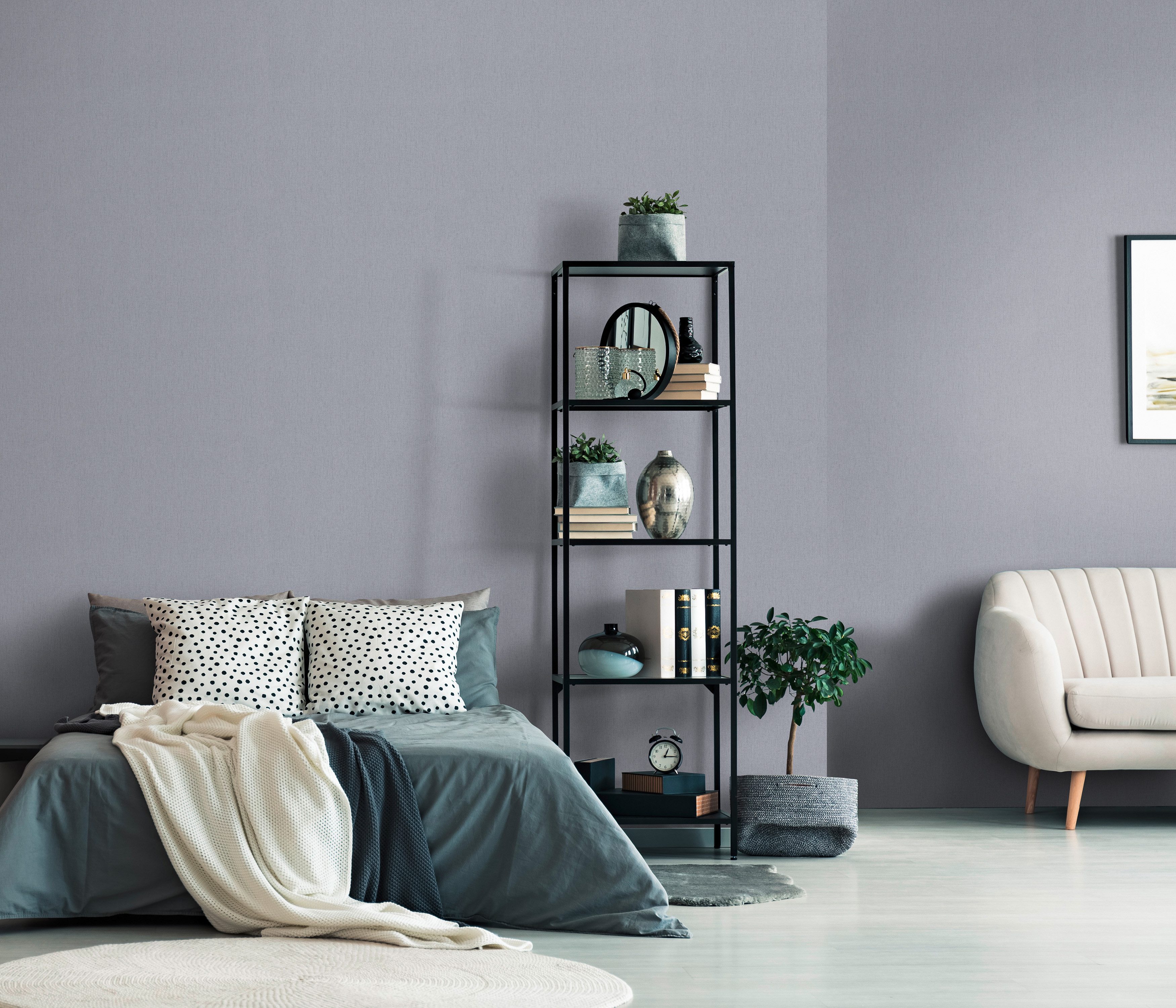 Erismann Vliestapete Vliestapete Leinenstruktur grau Erismann 1007234