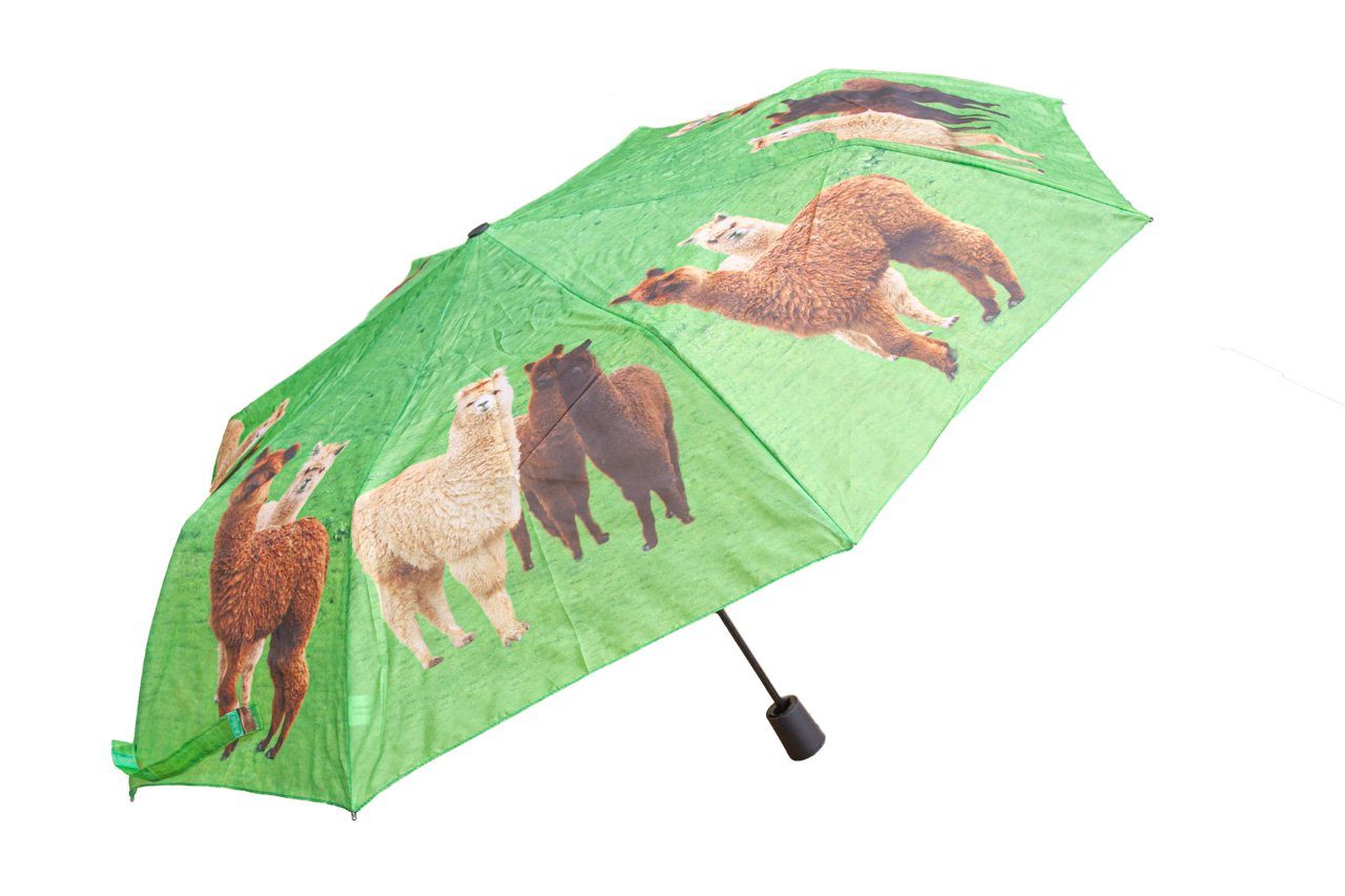 Cornelißen Taschenregenschirm Regenschirm - Alpakas - Ø 95cm