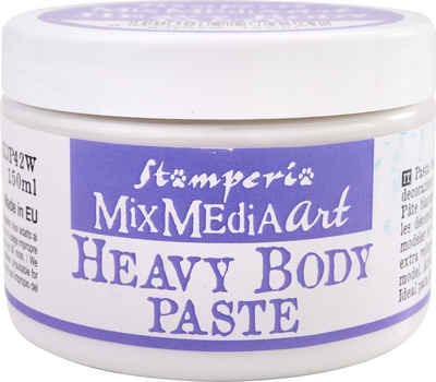 Stamperia Modelliermasse Heavy Body paste, White 150 ml