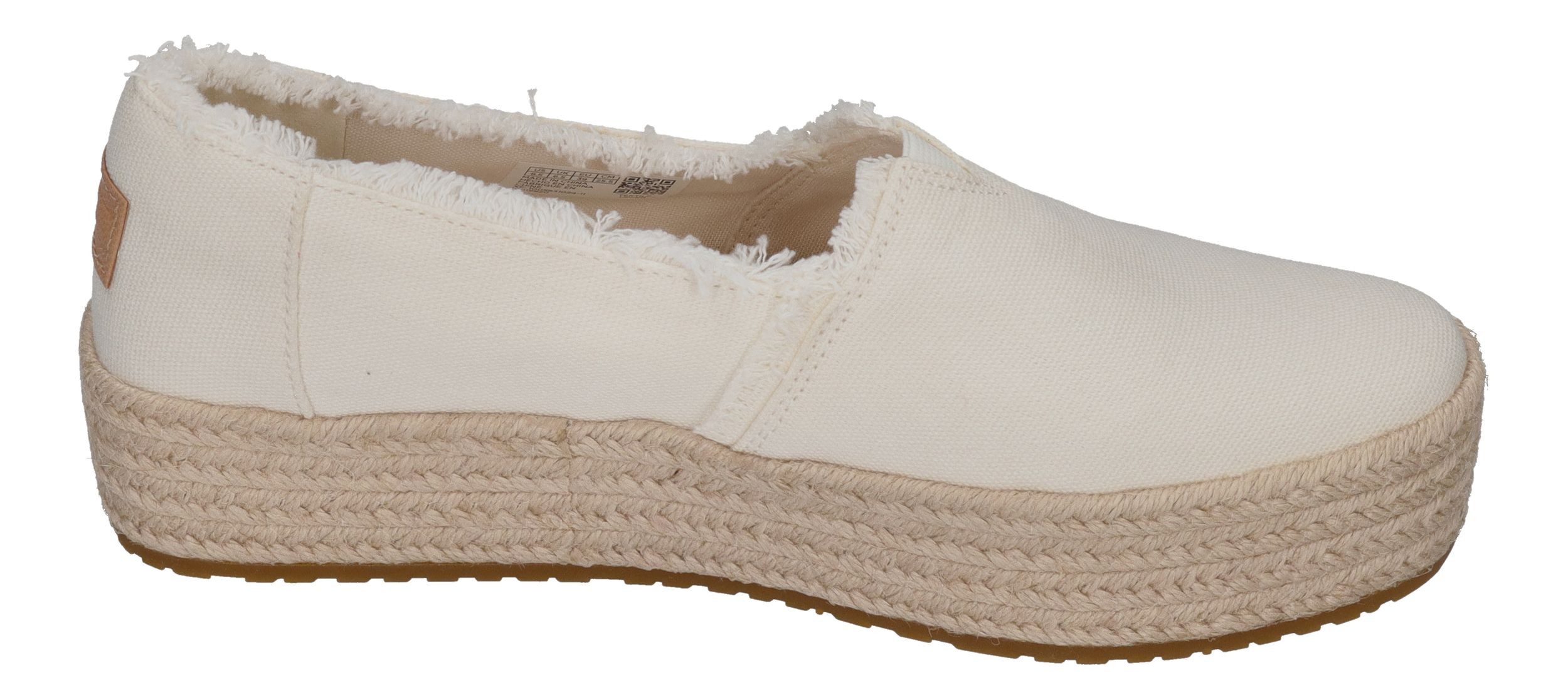 TOMS VALENCIA Espadrille White Canvas Fray – Bild 4 von 5