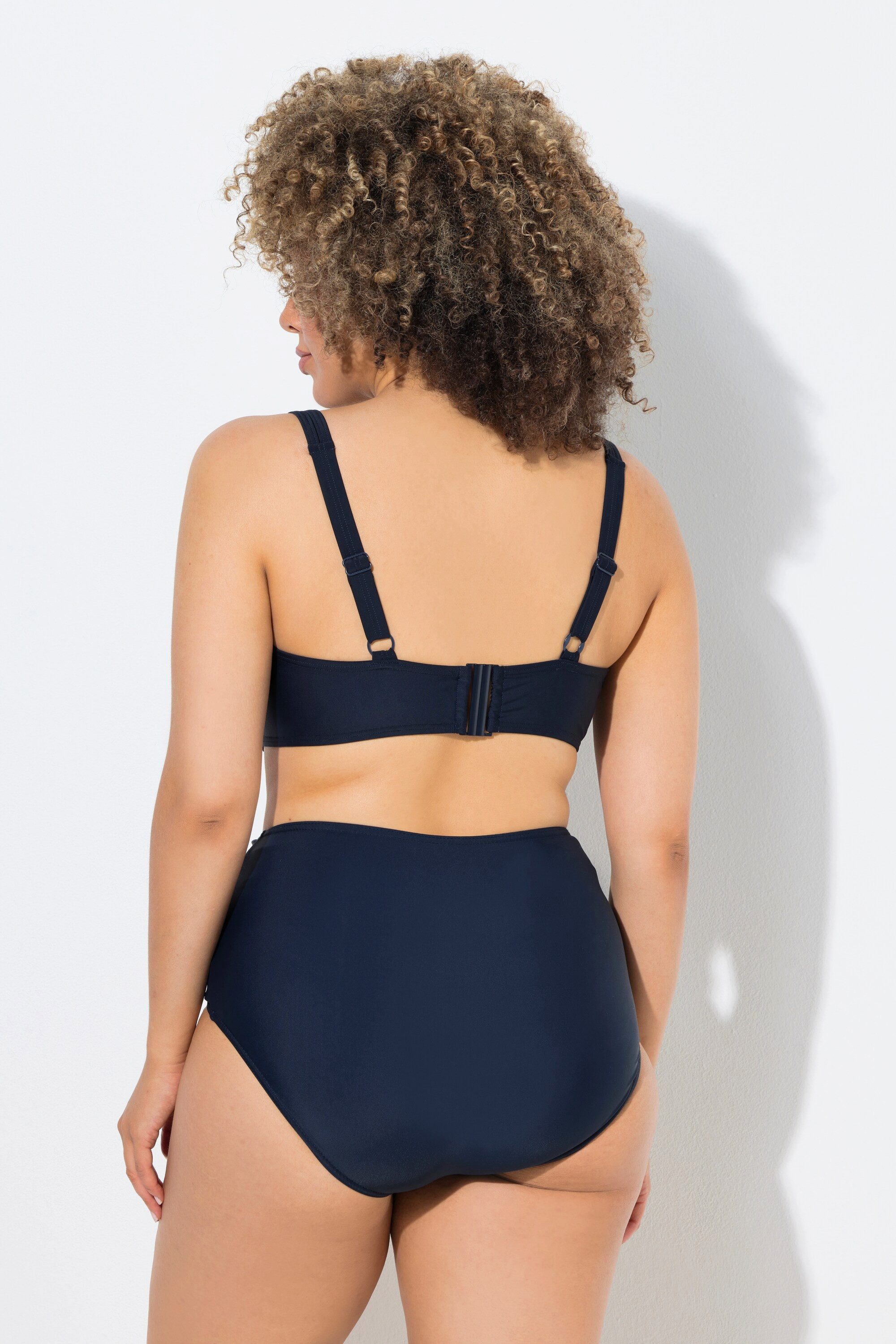 Ulla Popken Bügel-BH Bügel-Bikini Raffung Träger verstellbar