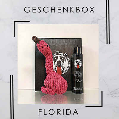 CrazyDogPaul Tierkuscheltier »Geschenk "Florida" für Hundeliebhaber«, Baumwolle, Geschenk, Set, Box (1-tlg) nachhaltig