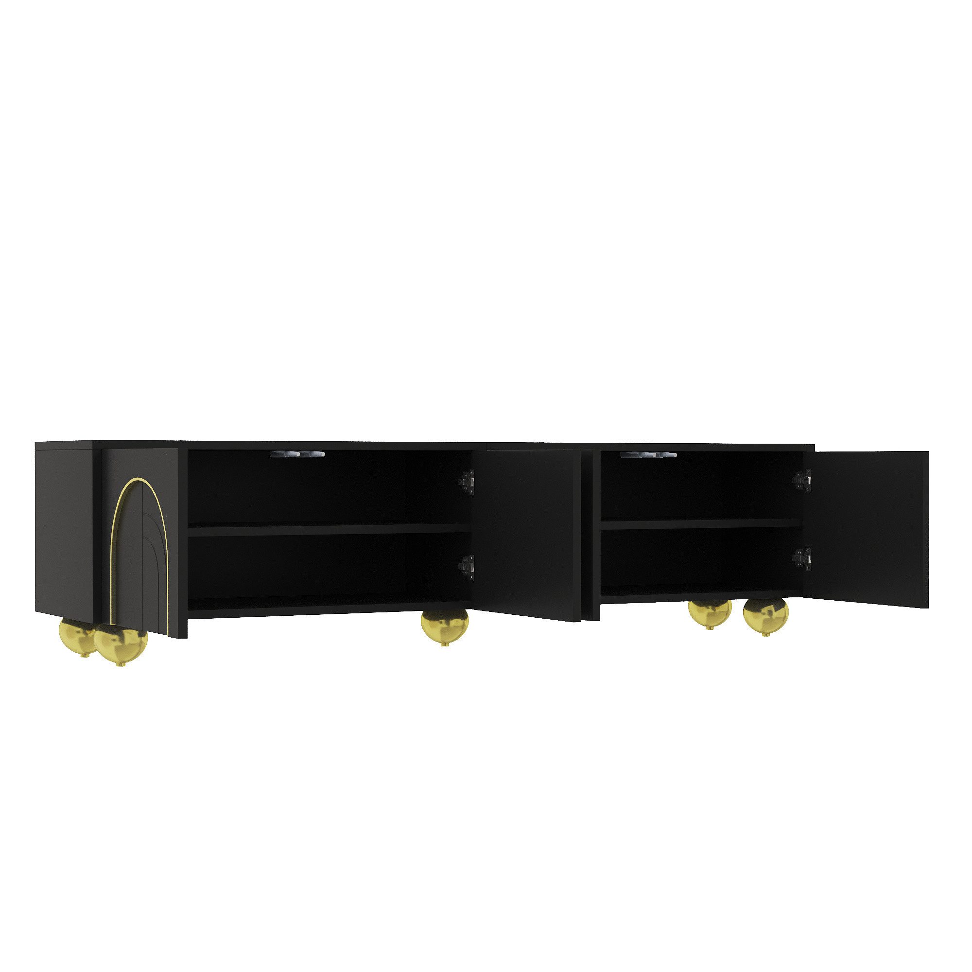 BlingBin TV-Schrank Luxuriöser lowboard Fernsehtisch Fernsehschrank günstig online kaufen