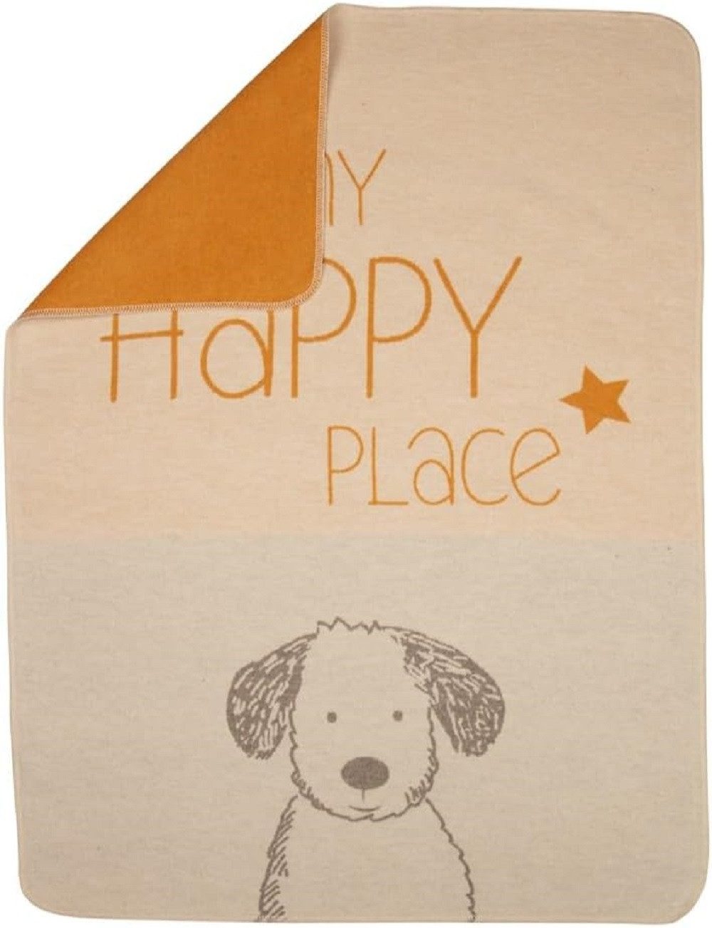 DAVID FUSSENEGGER Tierdecke Haustierdecke Decke Hunde Happy Place 70 x 90 c günstig online kaufen