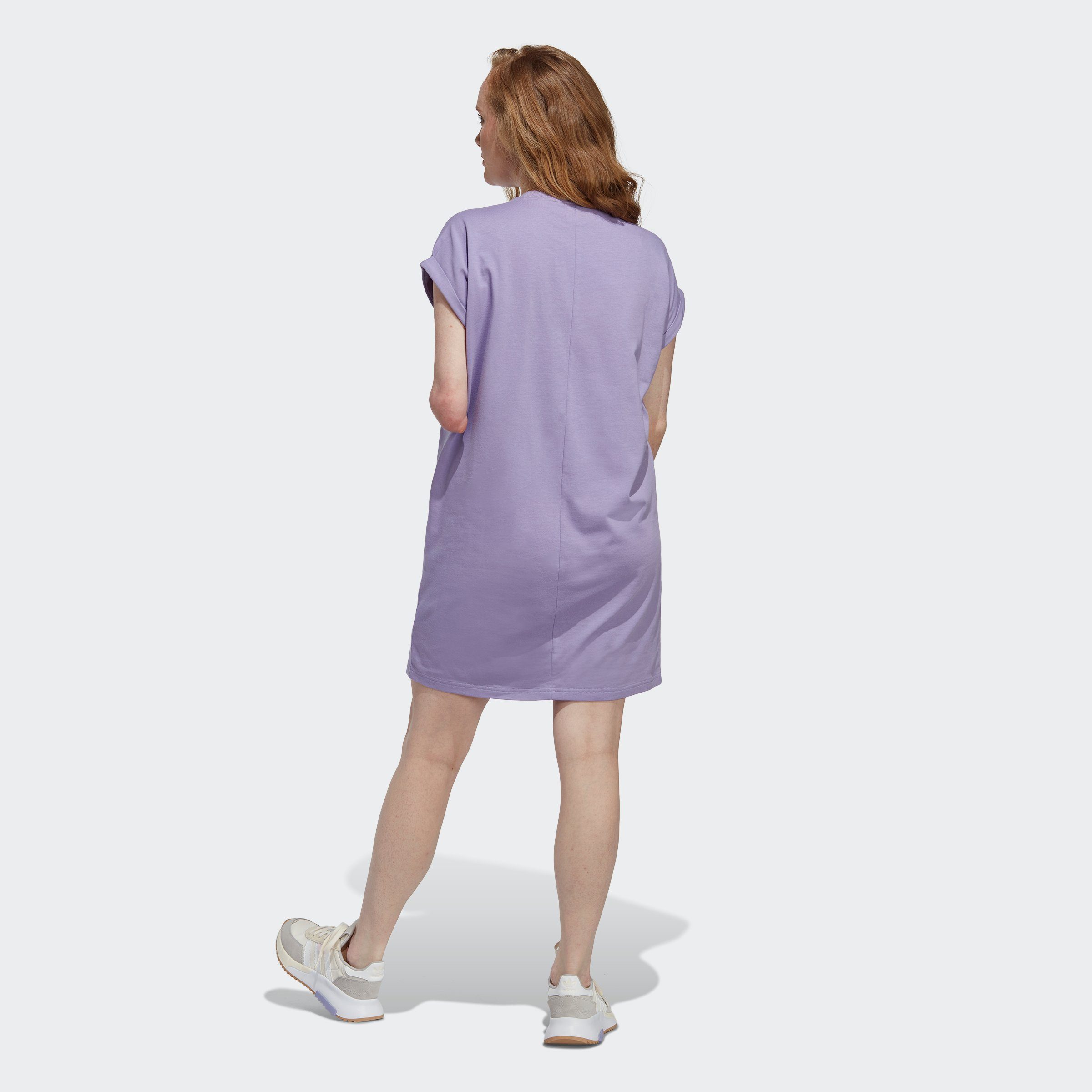 Sommerkleid adidas ADICOLOR KLEID CLASSICS Originals Lilac Magic TREFOIL