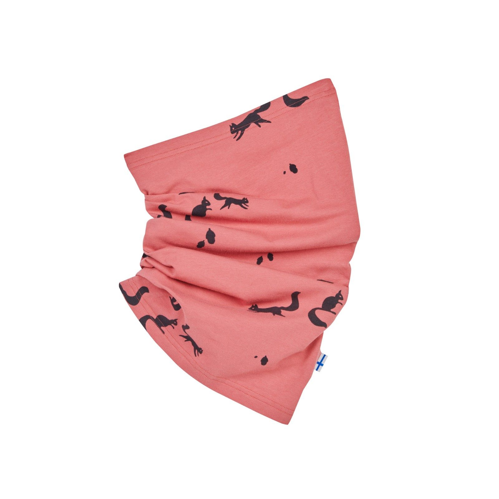Schal finkid TUUBI TWIST Kinder Jersey Loop Schal rose mit Allover Tierprint