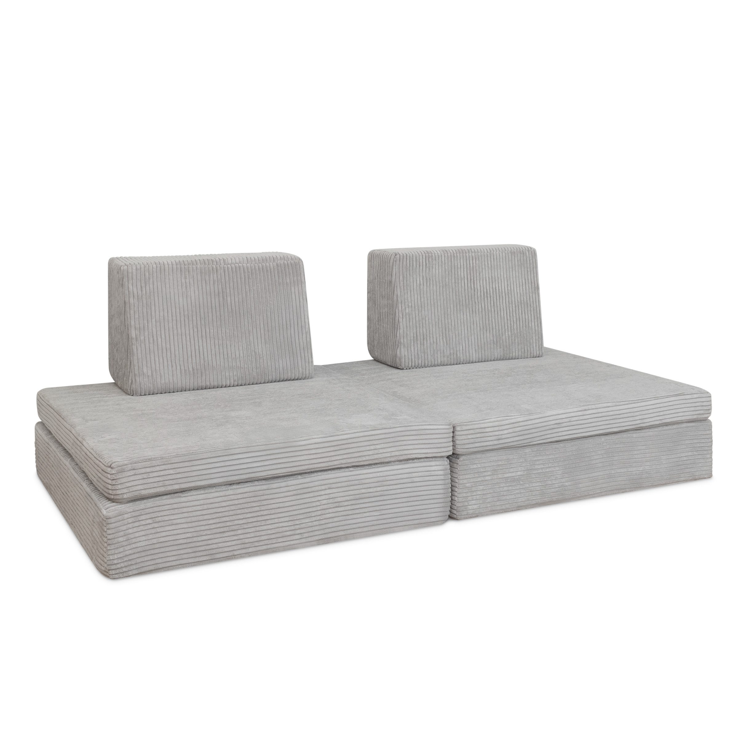 Ehrenkind Kindersofa Spielsofa mit Schaumstoffpolster zum Spielen und Entspannen, Cordbezug, modulare Elemente, Spielsofa und Gästebett