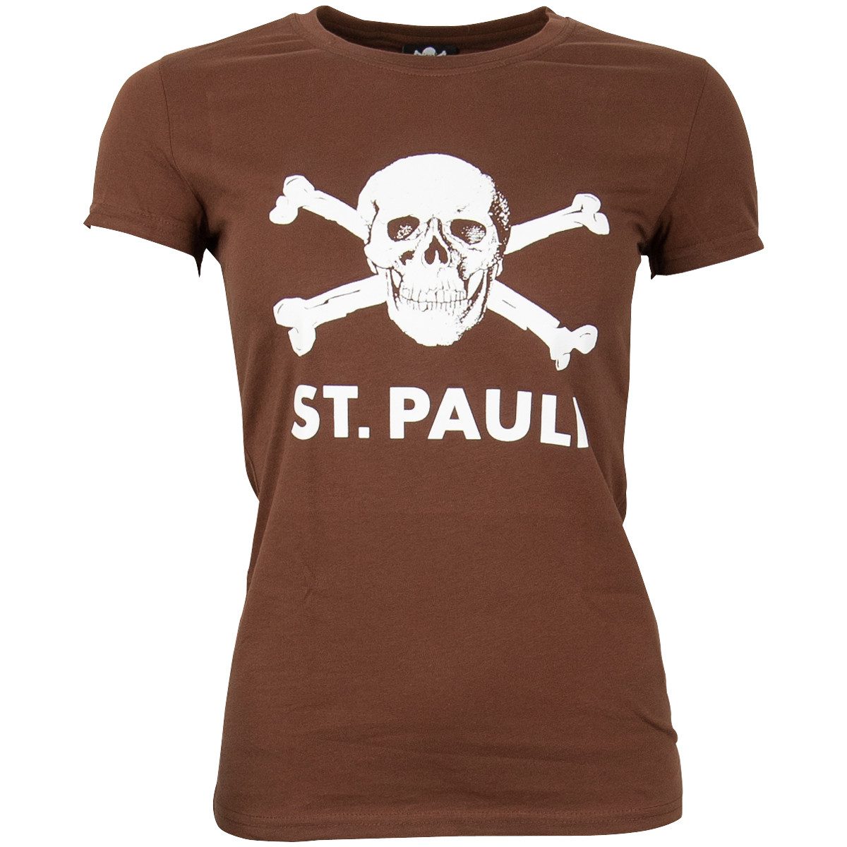 FC St. Pauli T-Shirt Totenkopf taillierter Schnitt