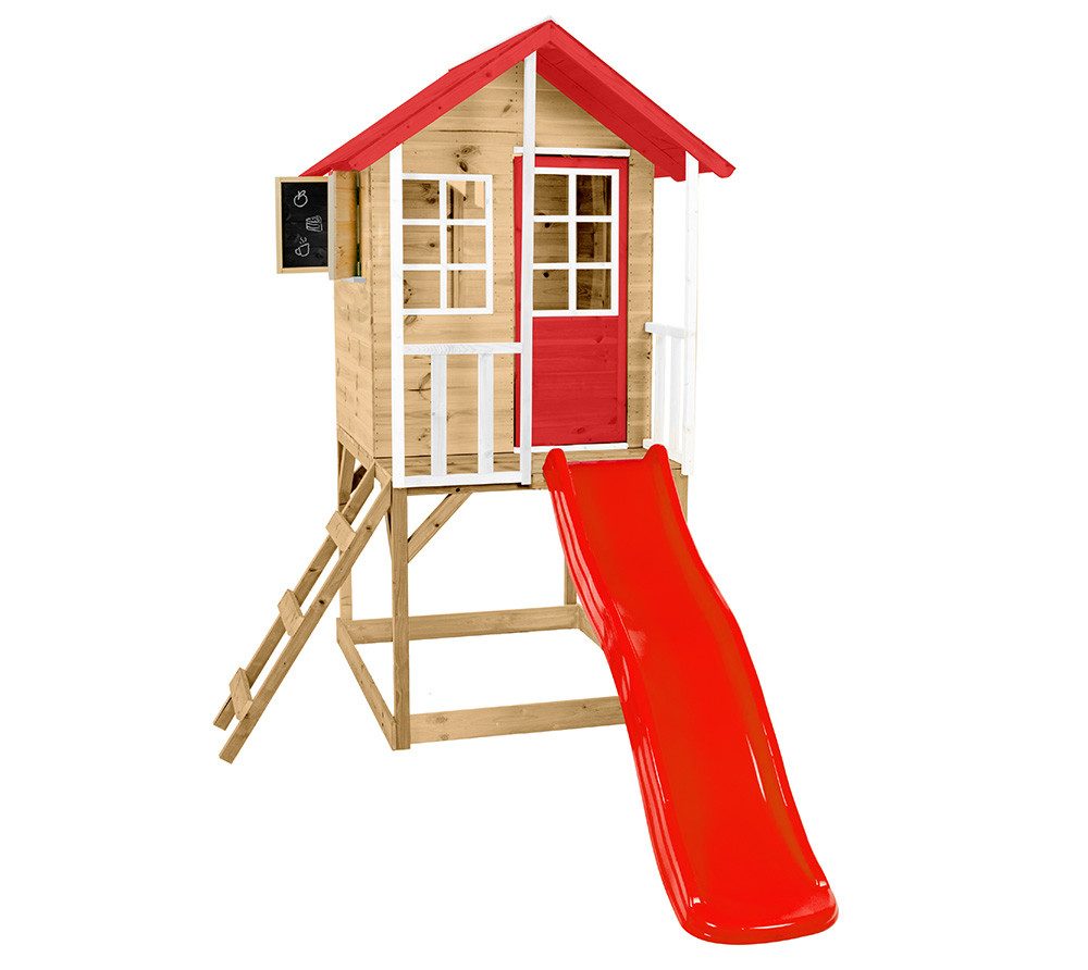 Zwerkules Spielhaus Lolla 1, Einfach zusammengebaut, Altersempfehlung ab 3 J., LxBxH 270x148x240cm