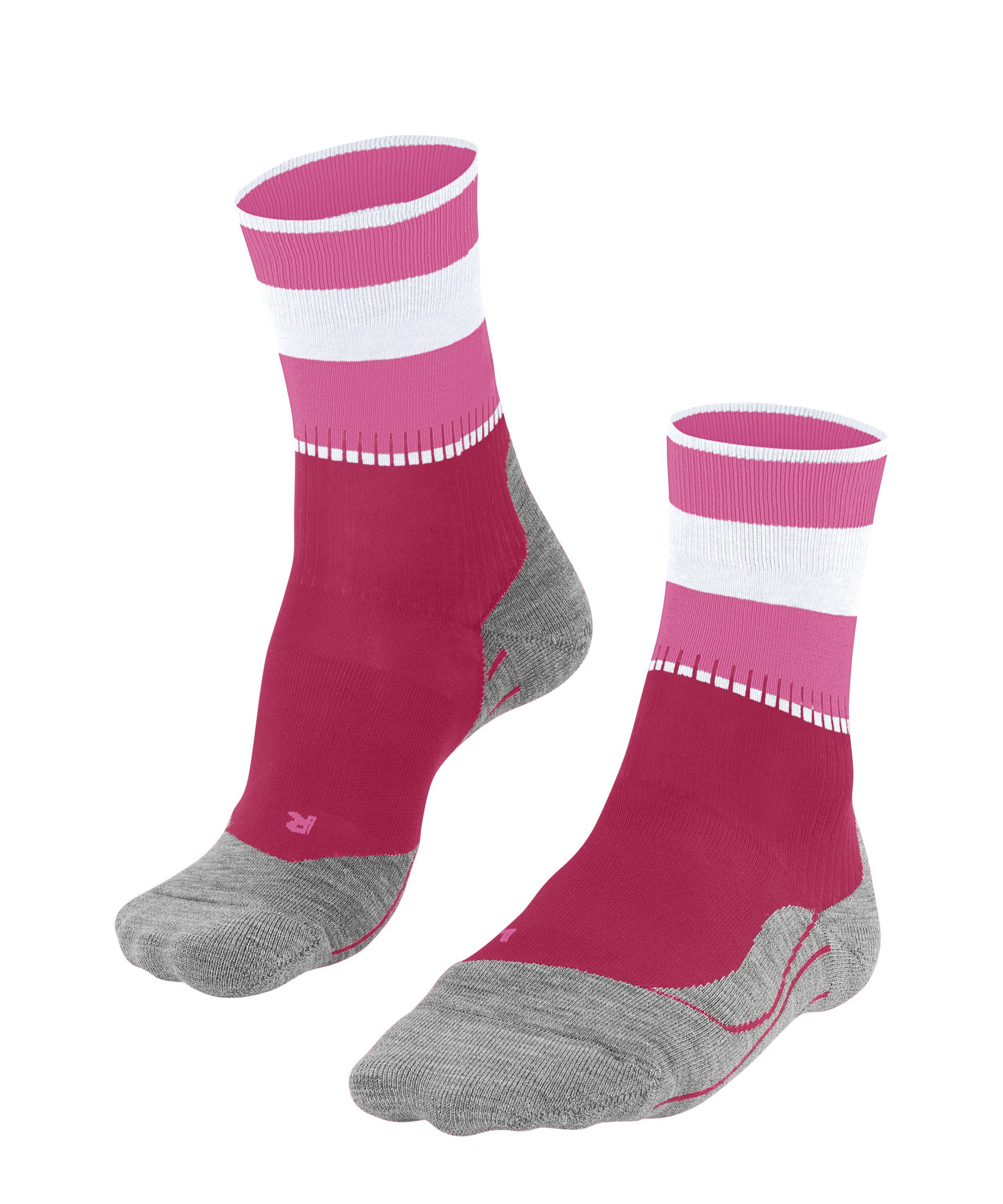 Laufsocke mit garnet leichte mittlerer (1-Paar) Laufsocken Polsterung Endurance RU4 (8562) FALKE