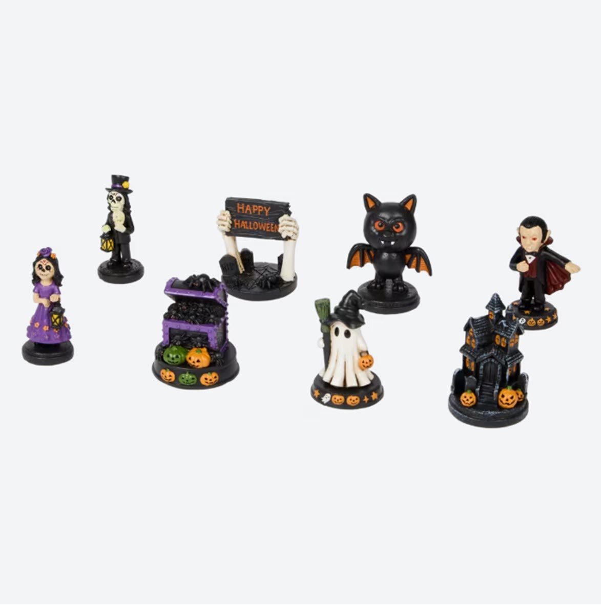 Spectrum Merchandise-Figur Helloween-Figuren im Karton 8 Stück, (8-tlg)