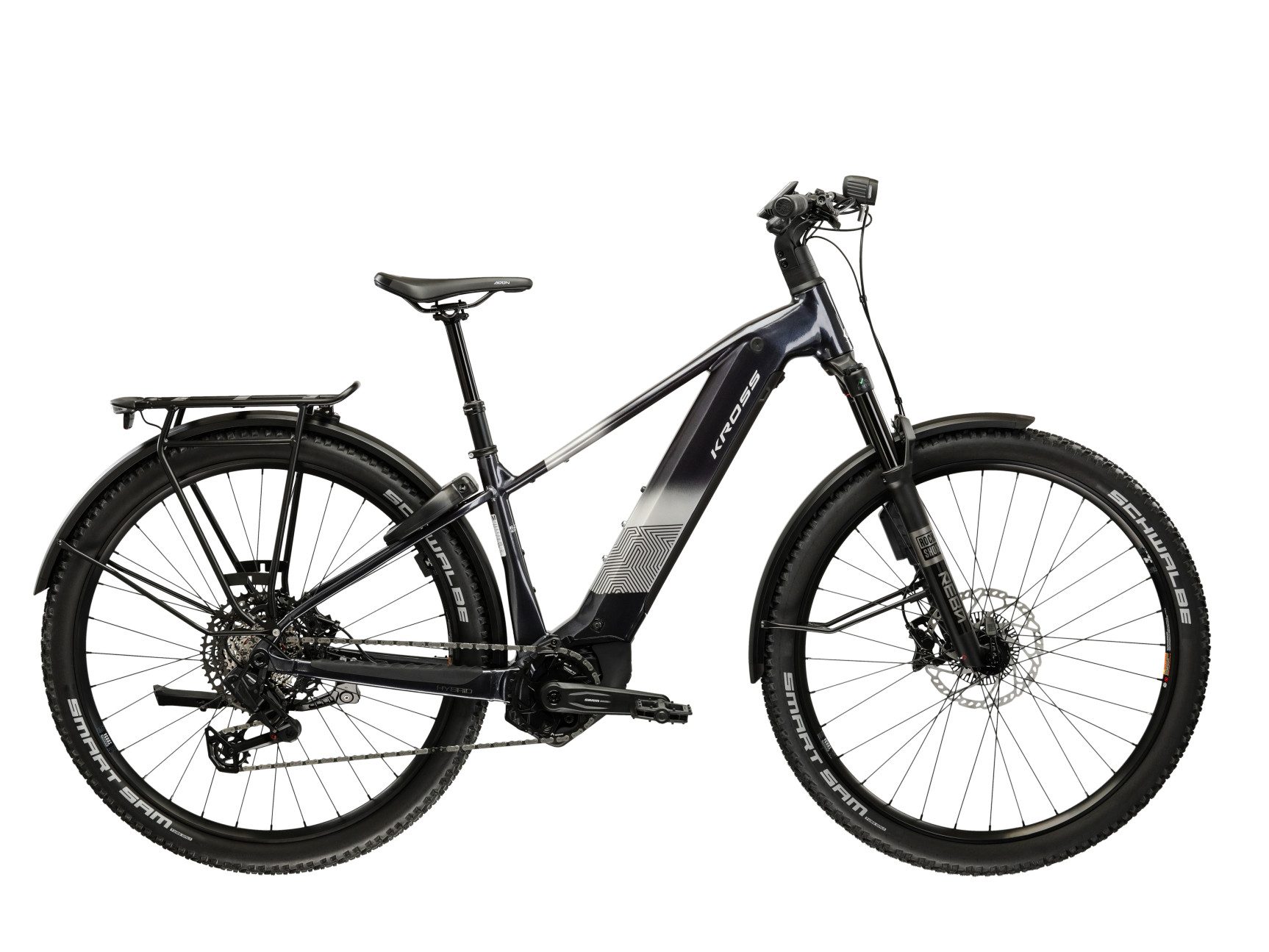 Kross E-Bike ATB Influx Hybrid 6.0 21,3Ah / 800 Wh 29 Zoll schwarz 12 Gänge 2026, 12 Gang SRAM S1000 EAGLE AXS Schaltwerk, Kettenschaltung, Mittelmotor, 800 Wh, BOSCH PERFORMANCE LINE CX 36 V/250 W, Mittelmotor