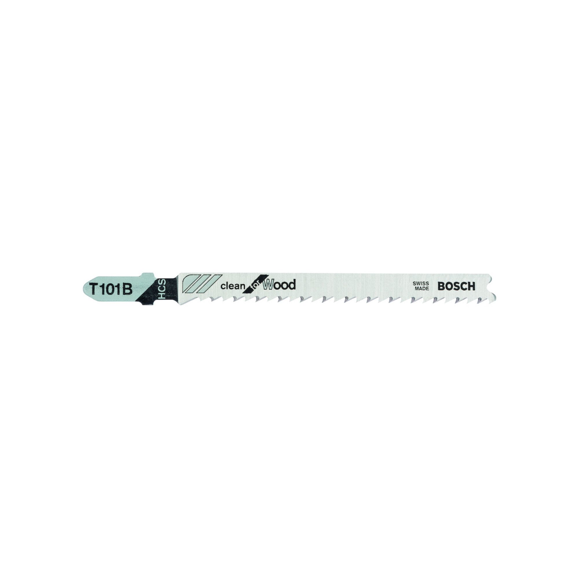 Bosch Professional Stichsäge Bosch Stichsägeblatt T 101 B, Clean for Wood