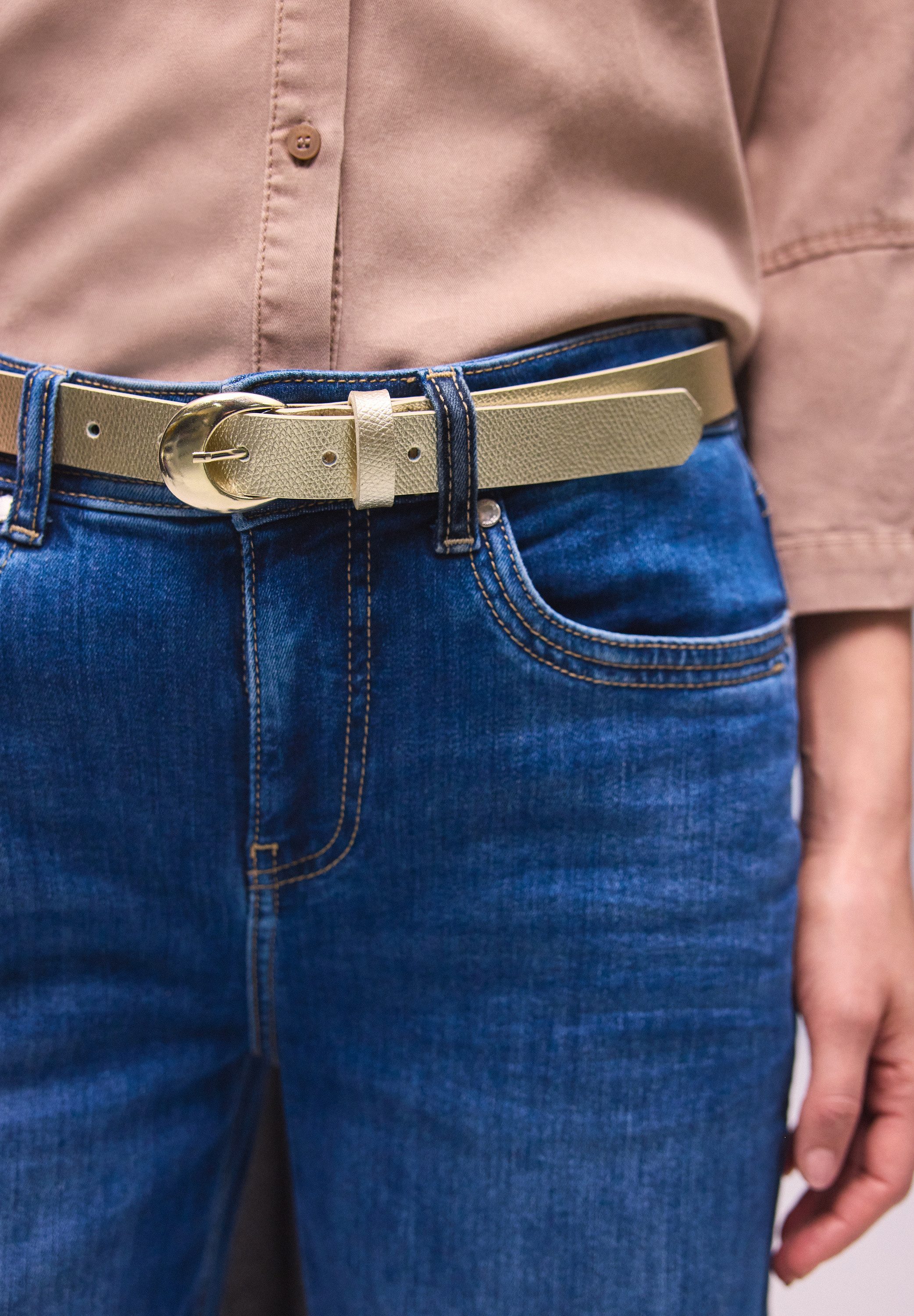 STREET ONE Ledergürtel Echtleder