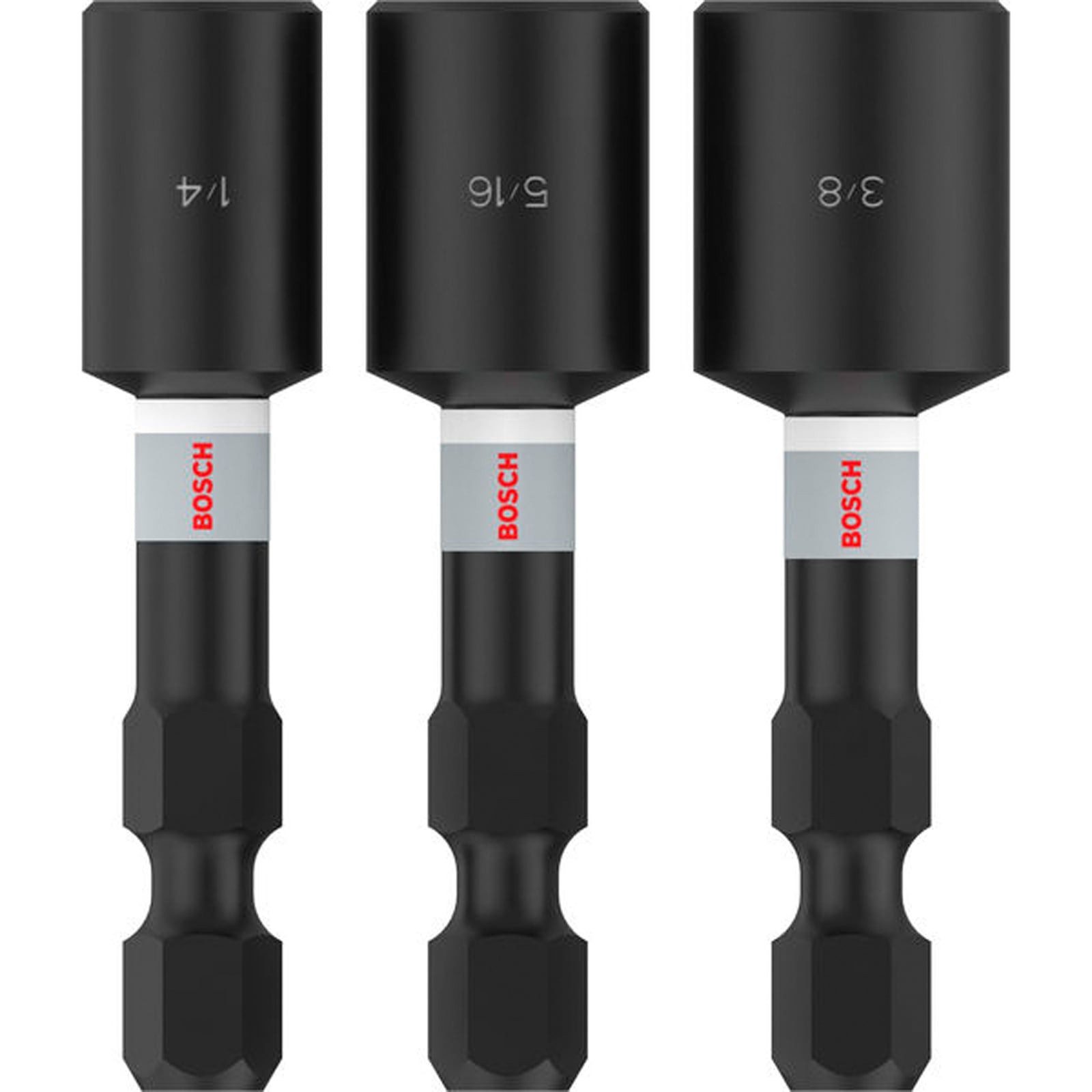 BOSCH Stecknuss Bosch PRO Nutsetter Impact 1/4" x 50 mm 5/16" x 50 mm 3/8" x 50 mm 1 7