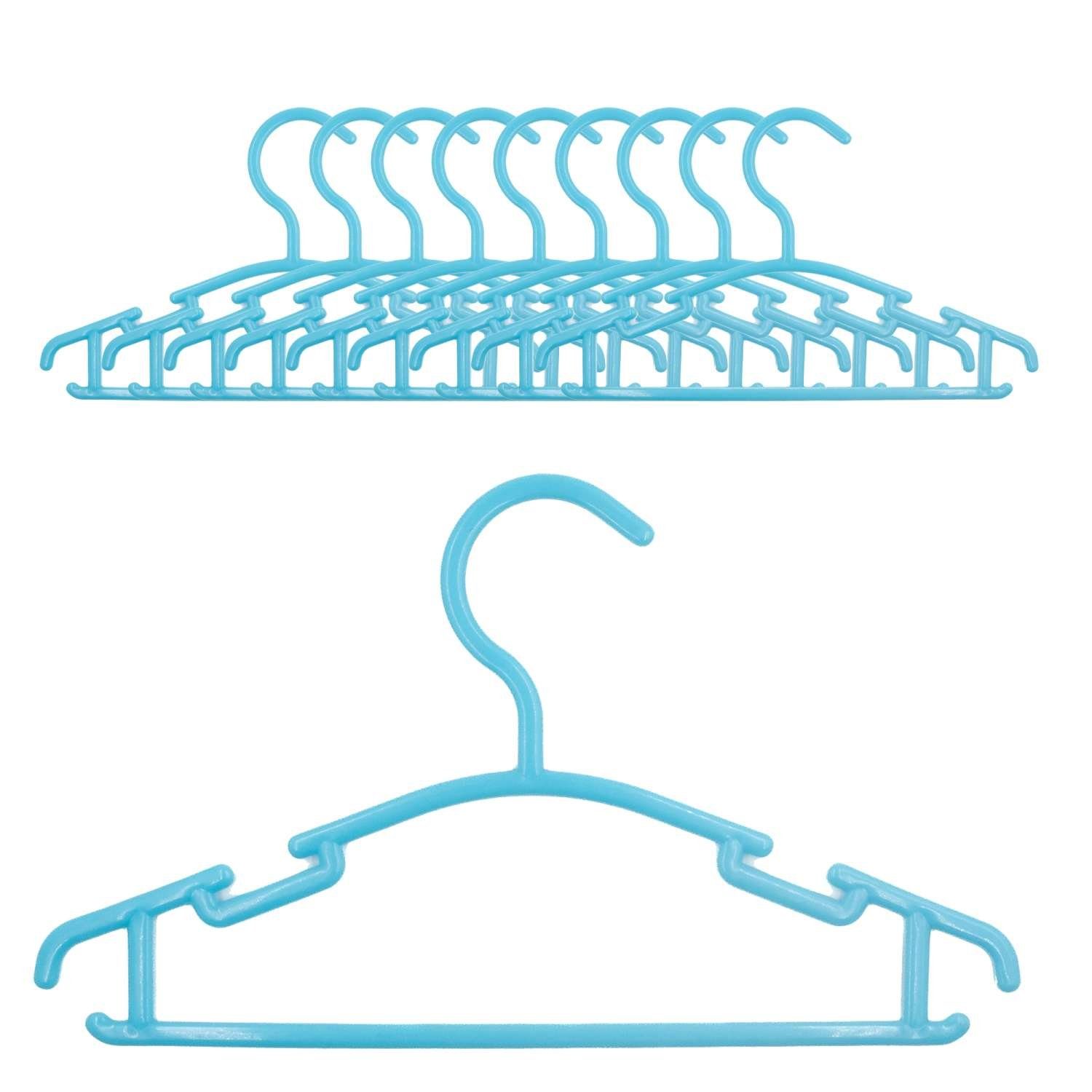 Intirilife Kleiderbügel, (Set, 10-tlg), 10x Kinderkleiderbügel für Kleidung von Babys Kleinkinder