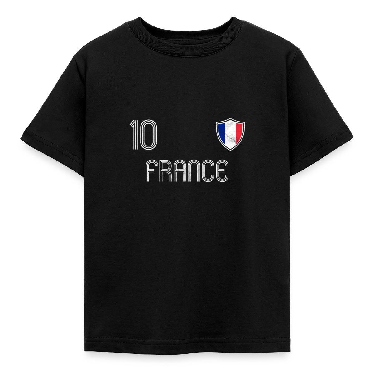 Spreadshirt T-Shirt Frankreich Flagge, Frankreich Trikot Kinder T-Shirt (1-tlg)