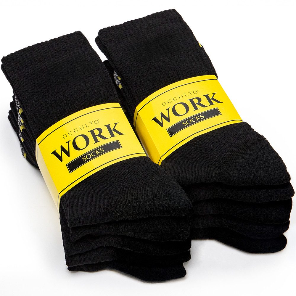 OCCULTO Basicsocken Herren Arbeitssocken 10er Pack günstig online kaufen
