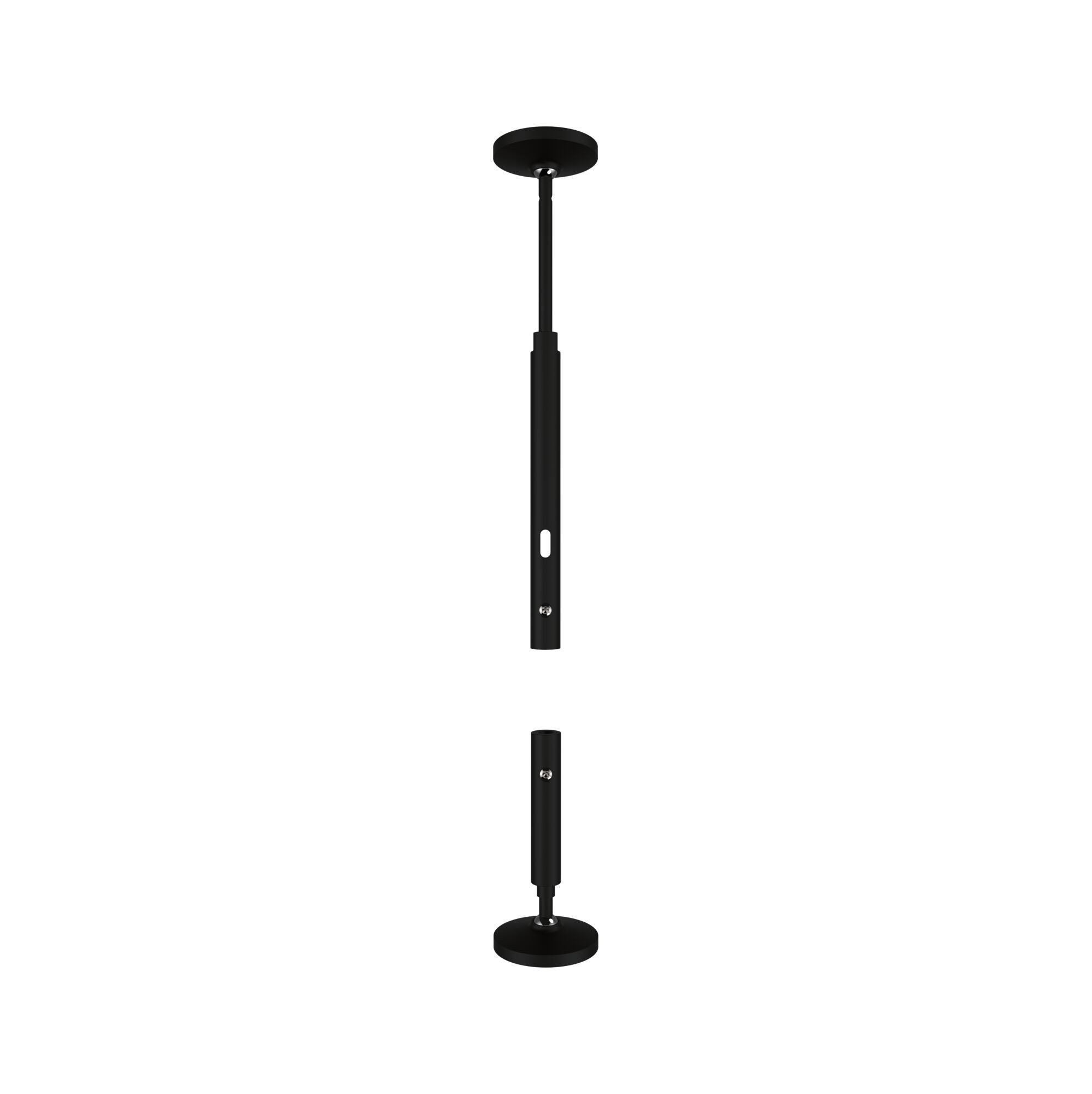 Paulmann Schienensystem-Sets CorDuo Seilsystem Montageset Wandanschluss Schwarz matt