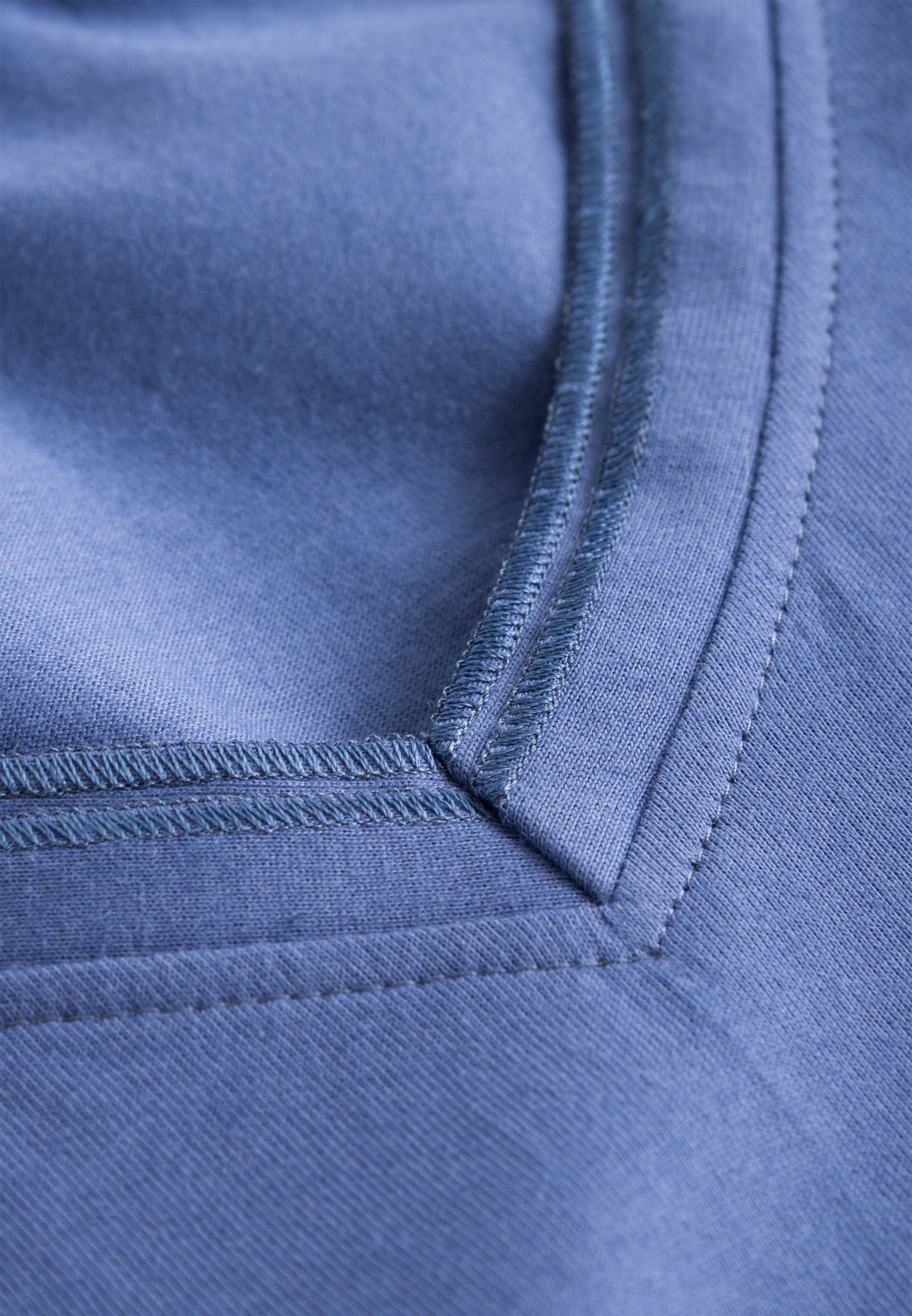 Nachthemd Basic - Ärmeln, Nachthemd (1-tlg) Cotton mit Bigshirt Baumwolle kurzen Aus Organic Rösch Denim -