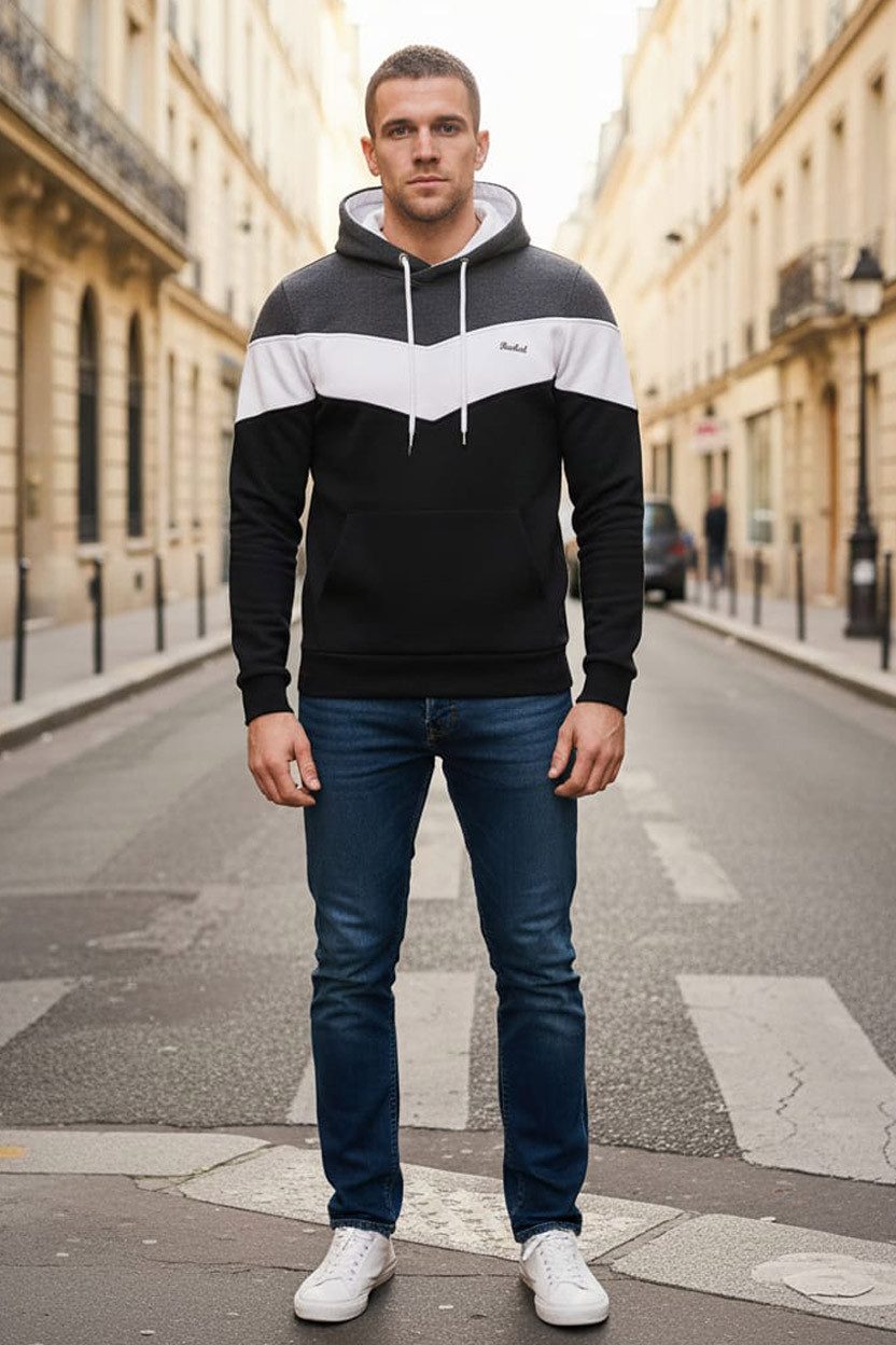 Reslad Hoodie Reslad Kapuzenpullover RS-1008 (1-tlg) Winter-Pullover Kapuzensweatshirt Pulli Sweater