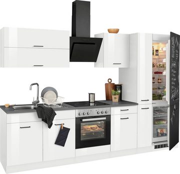 HELD MÖBEL Küchenzeile Trier, mit E-Geräten, Breite 300 cm