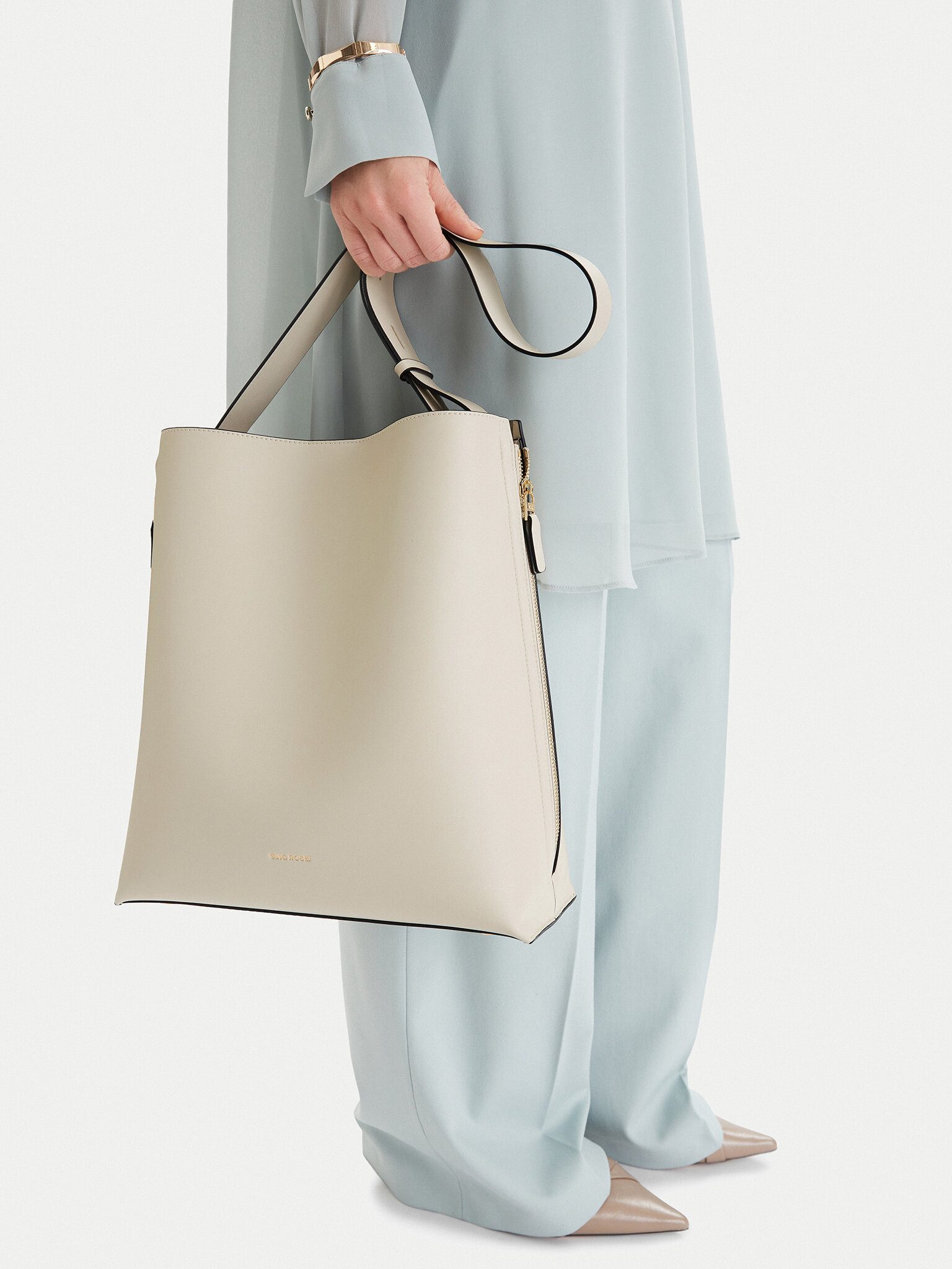 GINO ROSSI Handtasche Gino Rossi Damenhandtasche Écru Gino Rossi-EO-WEN-3 Elfenbein