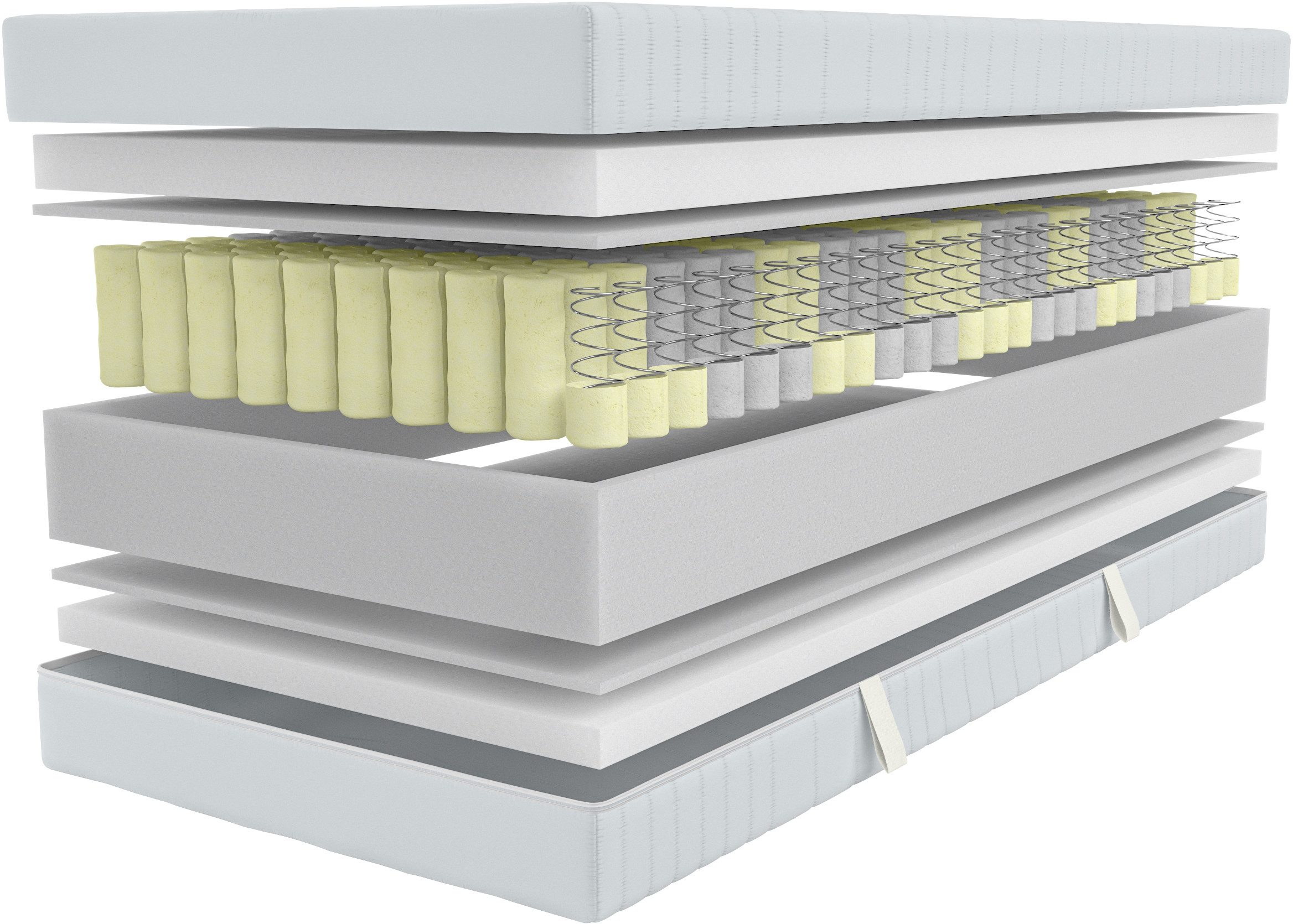 Taschenfederkernmatratze NEUHEIT: Tinden 26, 7 Zonen Matratze 90x200 cm, 140x200 cm & mehr, Älgdröm, 26 cm hoch, (1-tlg), Wendematratze H2/H3/H4, ergonomisch, 500 Federn (bei 100x200 cm)