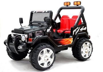 Elektro-Kinderauto JEEP Raptor zwei Motoren+LED+Audio+FB schwarz
