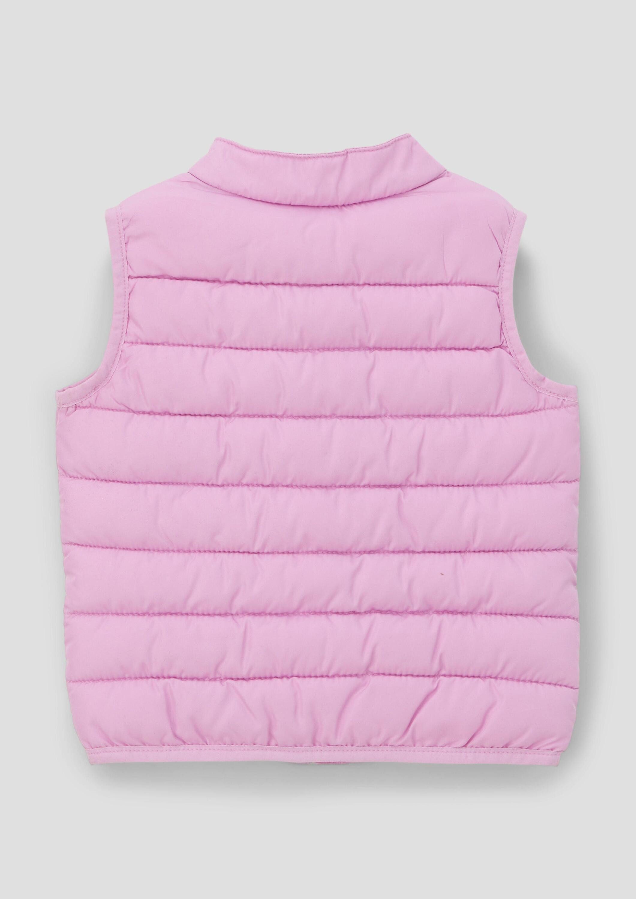 s.Oliver Outdoorjacke Outdoor-Weste Steppweste mit Stehkragen