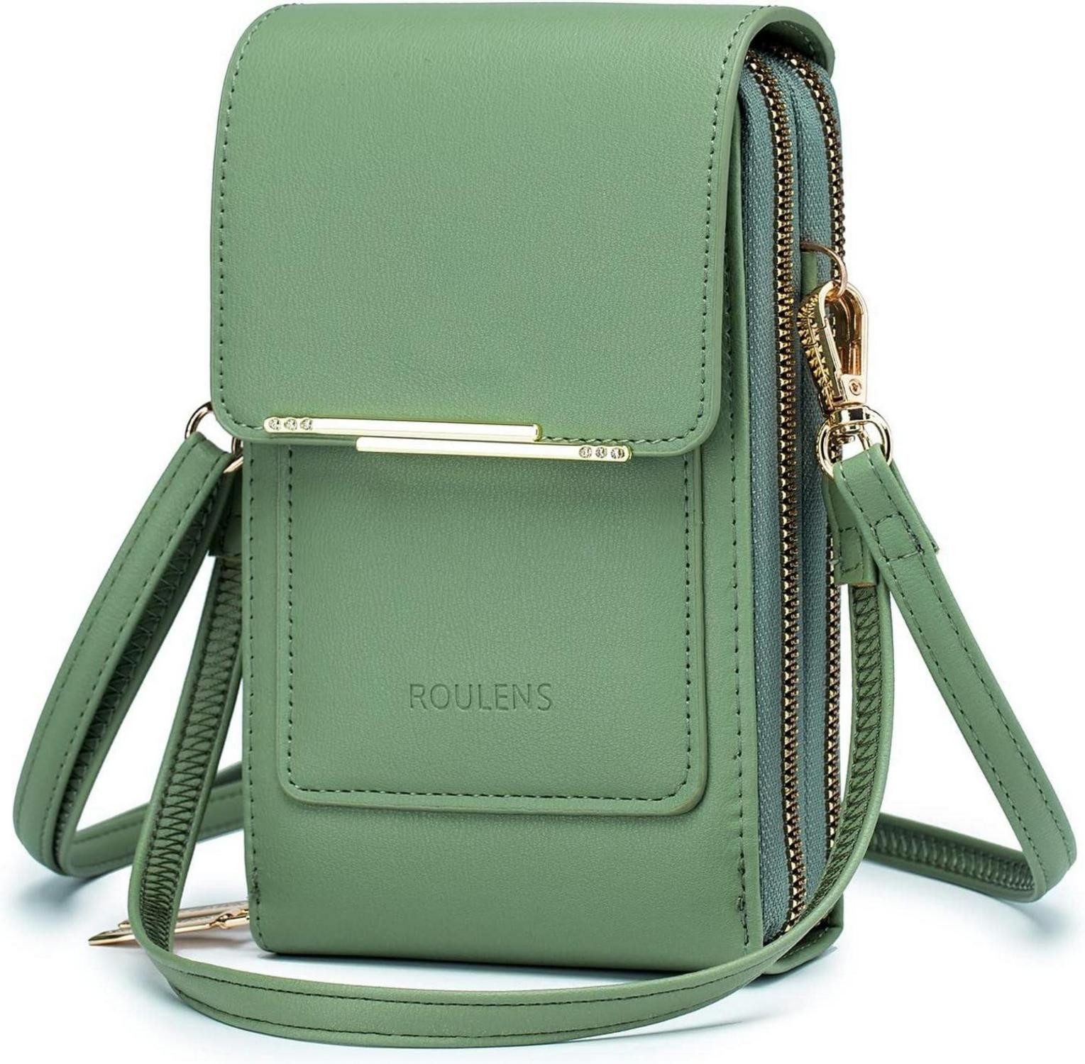Handytasche Kleine Damen Umhängetasche RFID Crossbody Schultergurte Handytasche