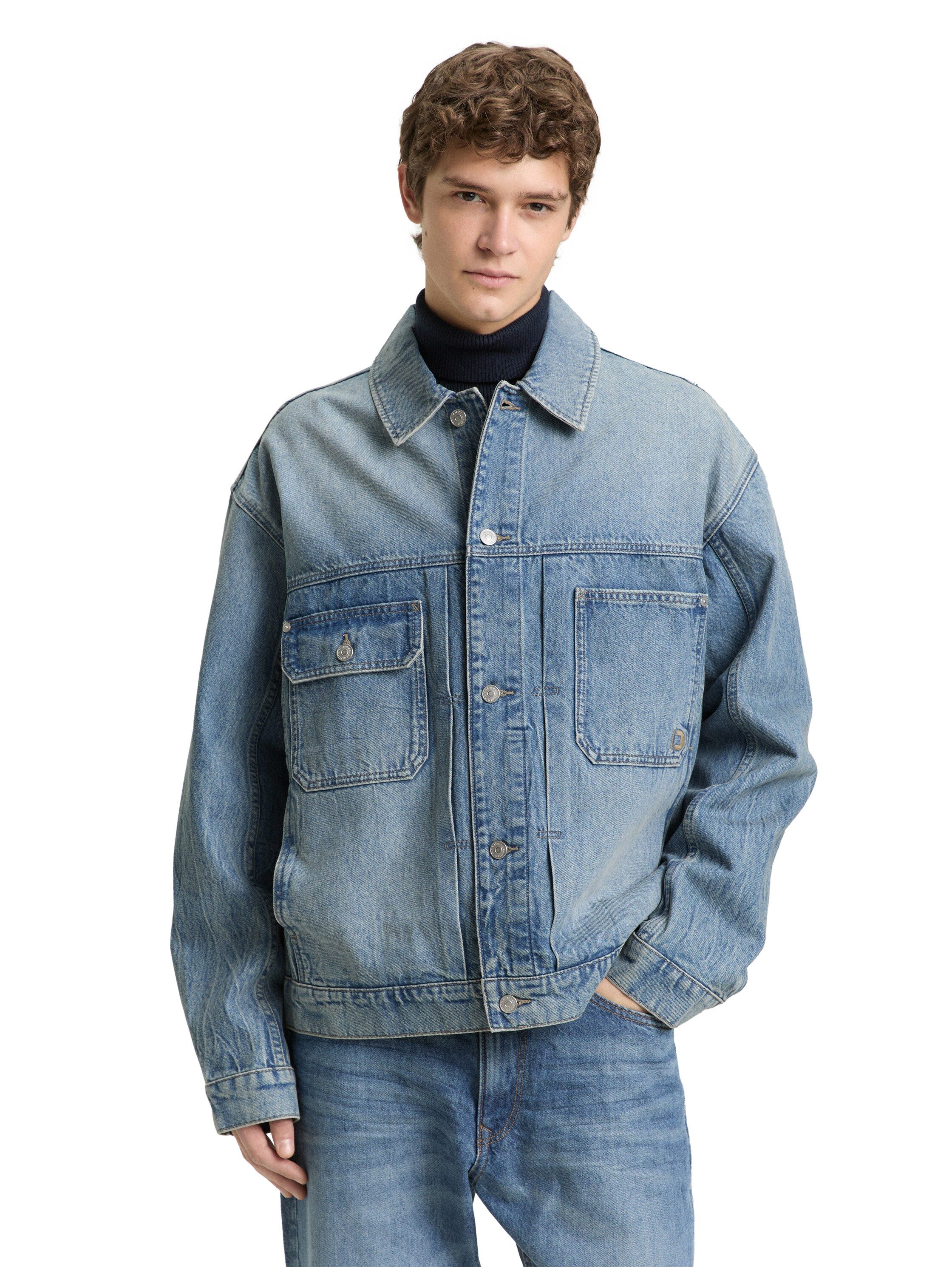 TOM TAILOR Denim Jeansjacke mit Taschen
