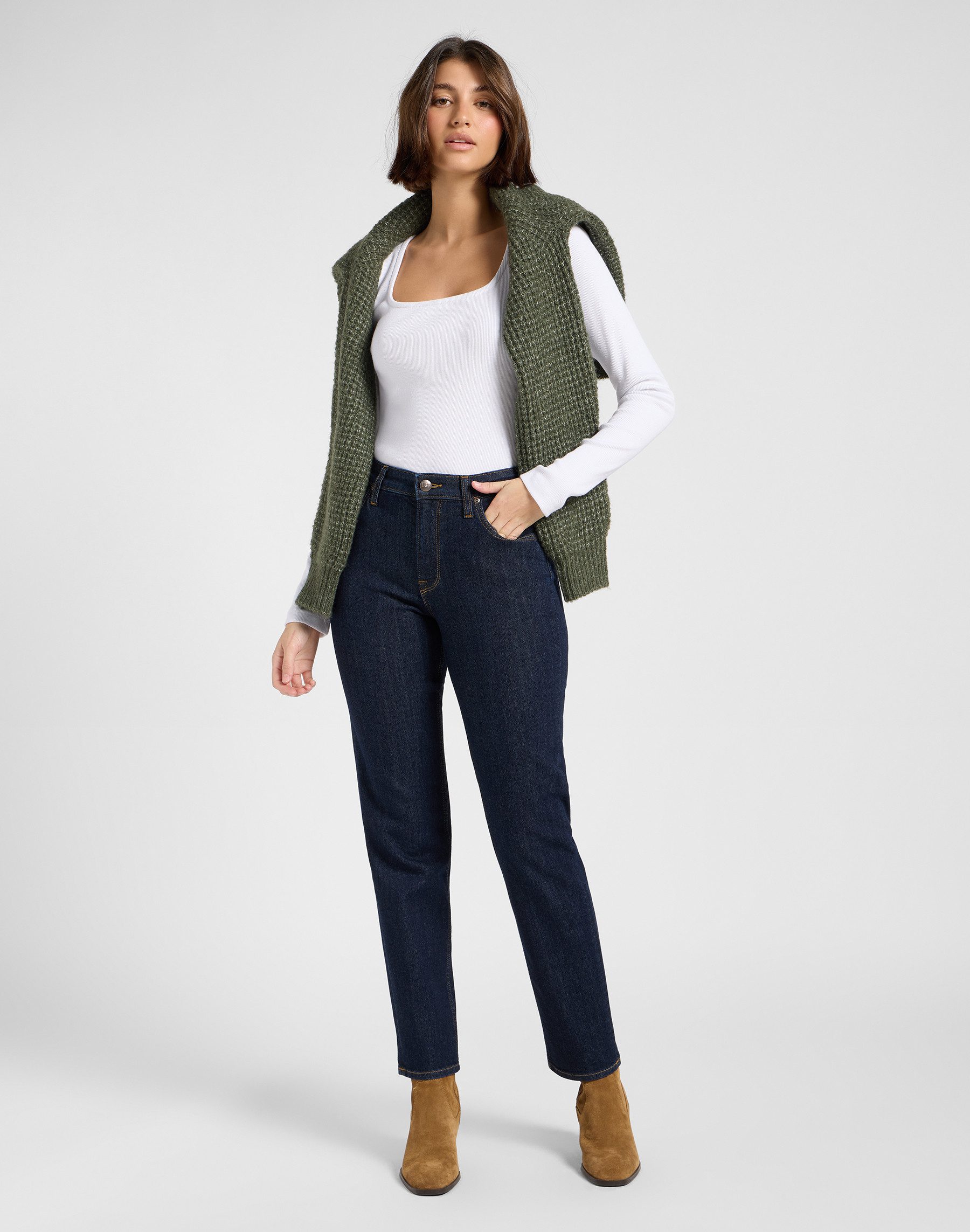 Lee® High-waist-Jeans CAROL hohe Leibhöhe – Bild 5 von 5