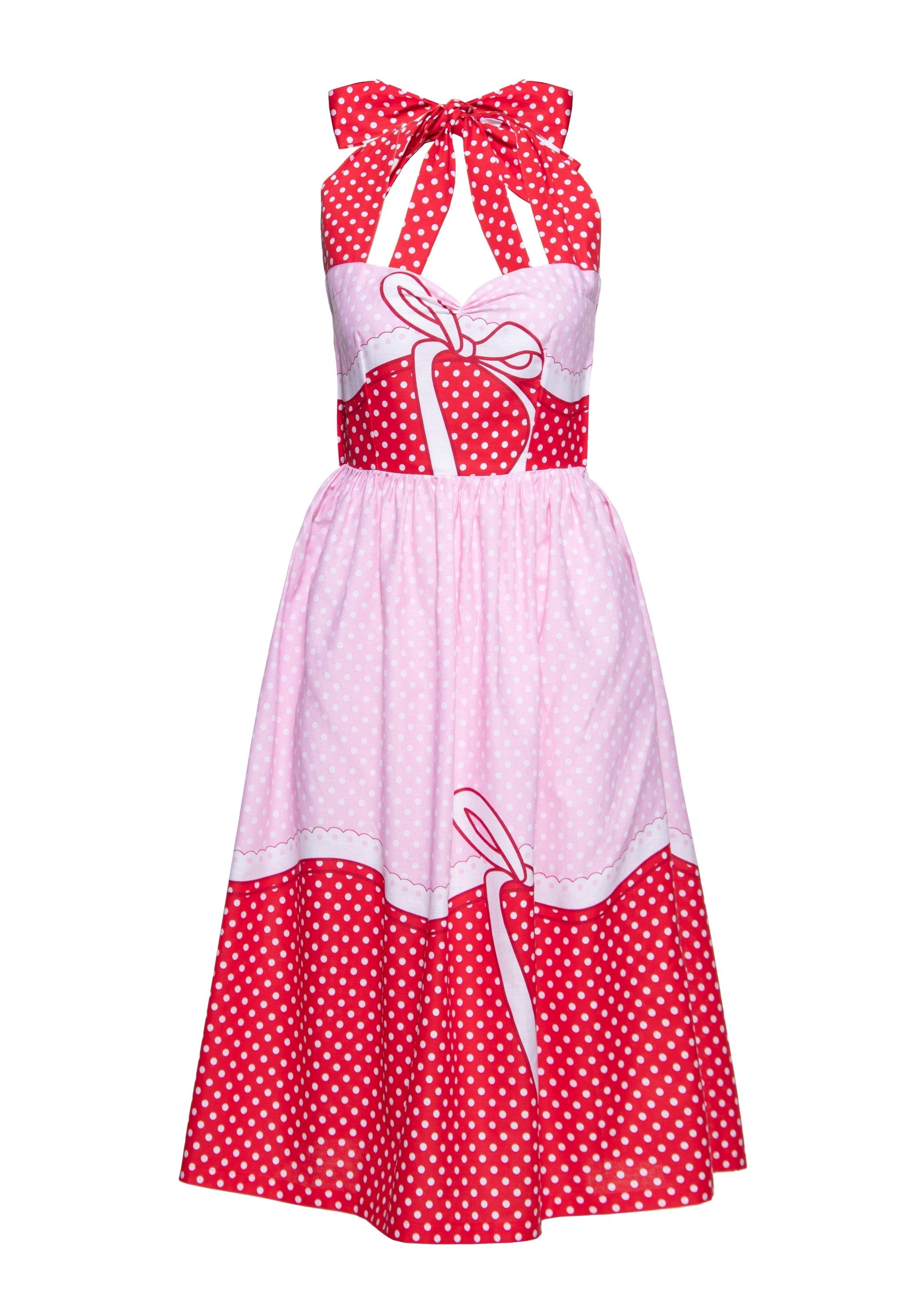 QueenKerosin Sommerkleid (1-tlg) mit Polka Dots
