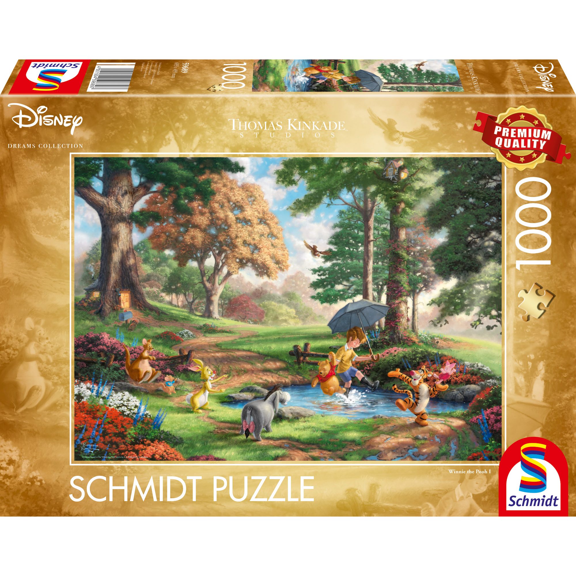 Schmidt Spiele Puzzle Schmidt Spiele Puzzle Disney Winnie The Pooh, 1000 Puzzleteile