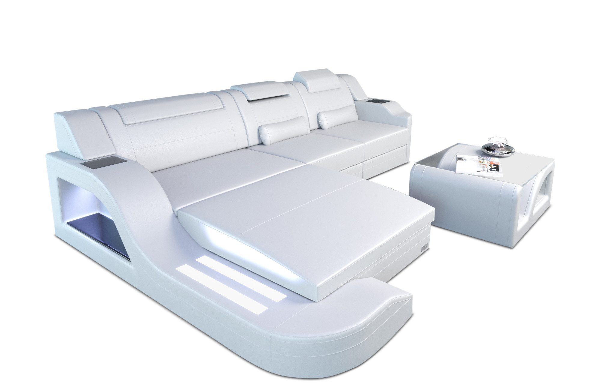Sofa Dreams Ecksofa Ledersofa Palermo L günstig online kaufen