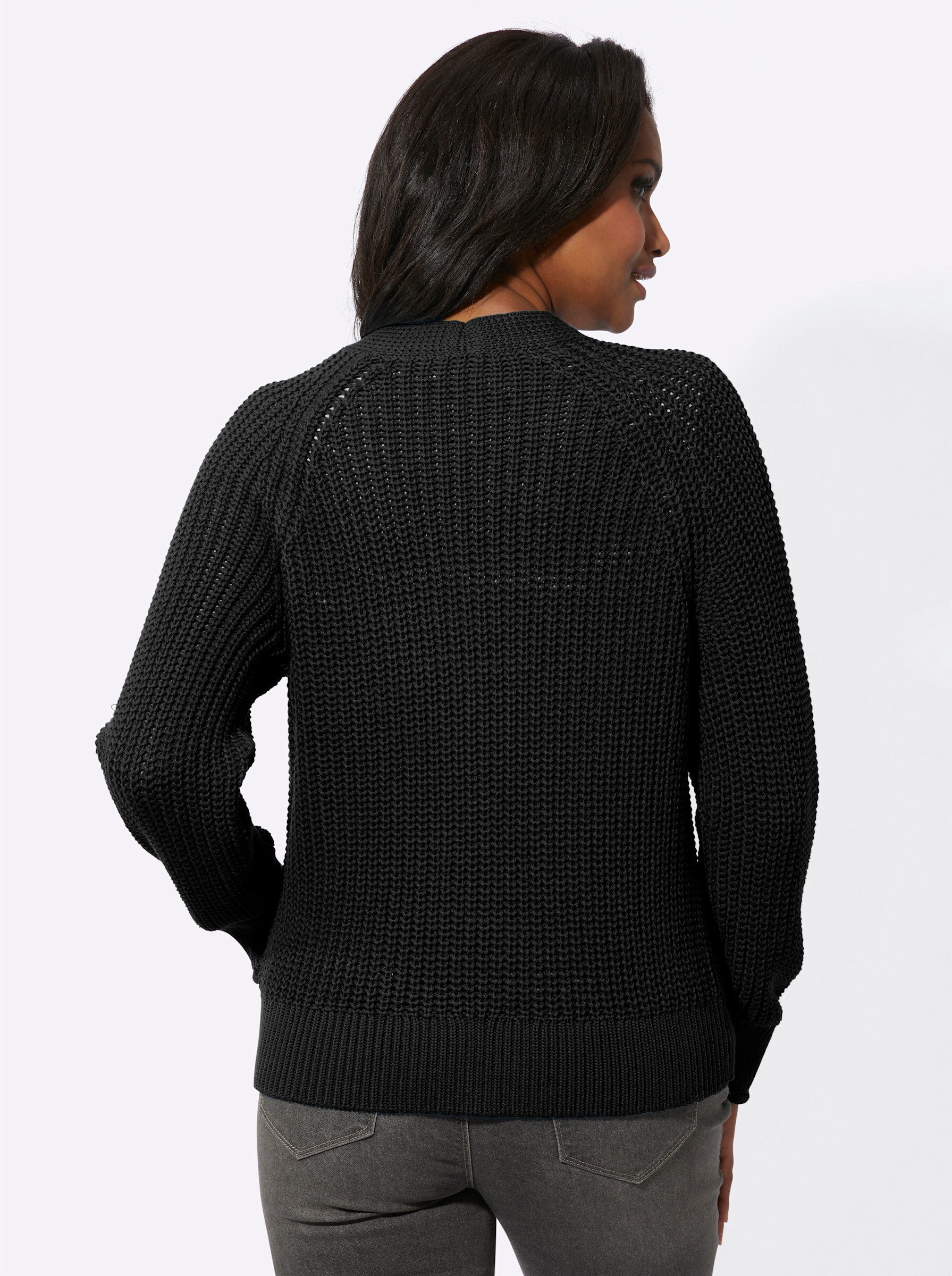 Witt Strickjacke Strickjacke Langarm Rippoptik günstig online kaufen