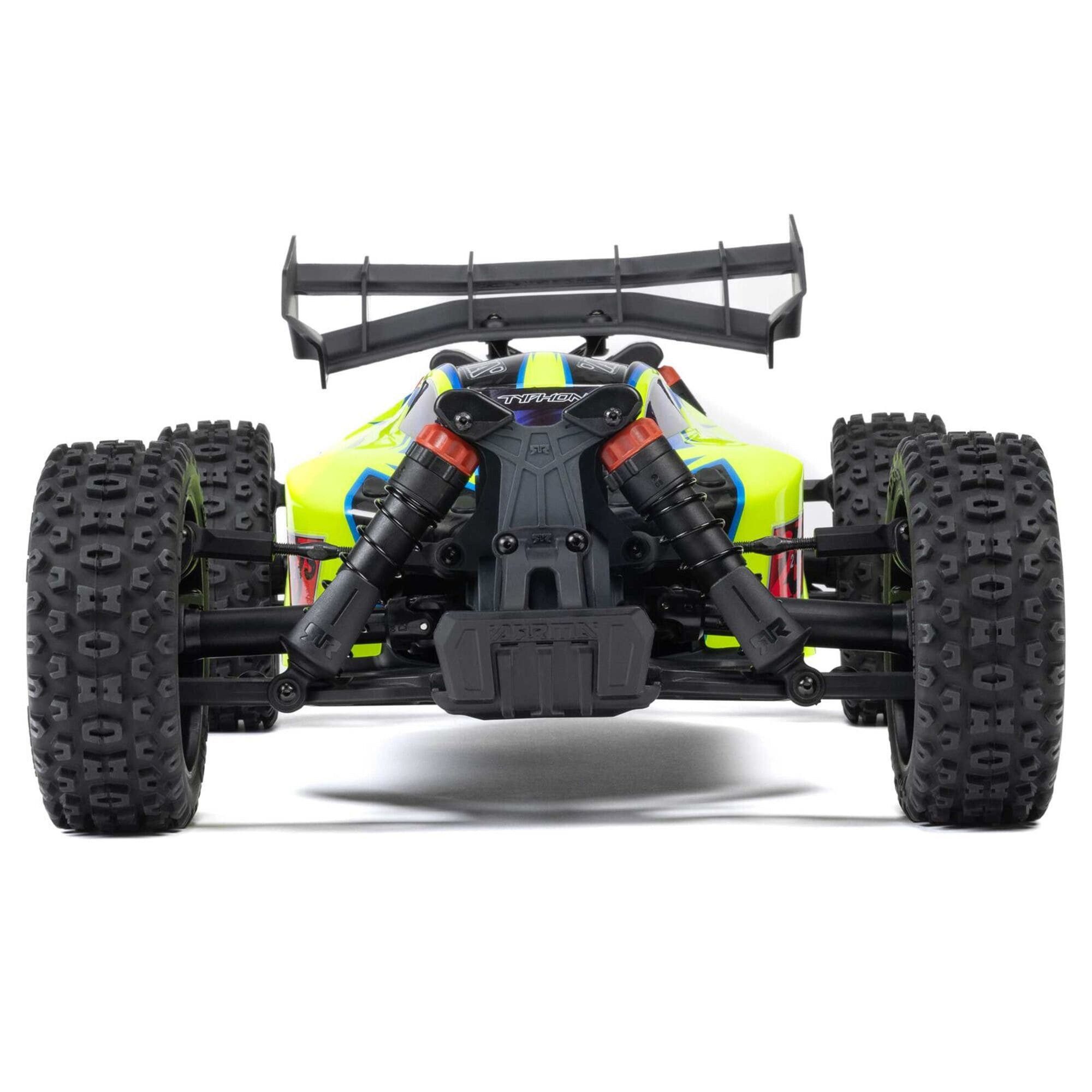 Arrma RC-Buggy Arrma RC Buggy TYPHON 4X4 223S BLX Brushless DSC 1:8 RTR Gelb