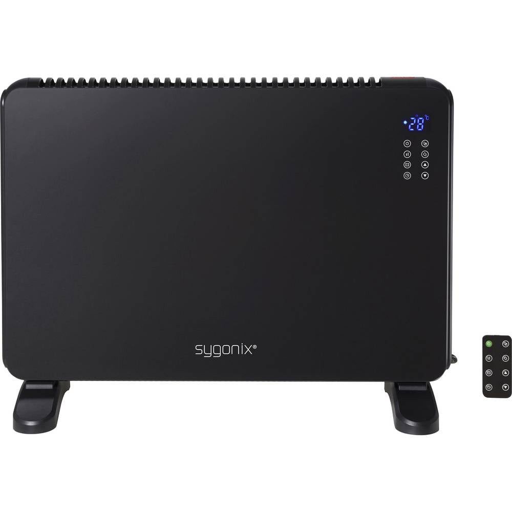 Sygonix Heizgerät SY-6735640, Mit Ein-/Aus-Schalter, Display, Wandmontage möglich, Timer, Mit Fernbe