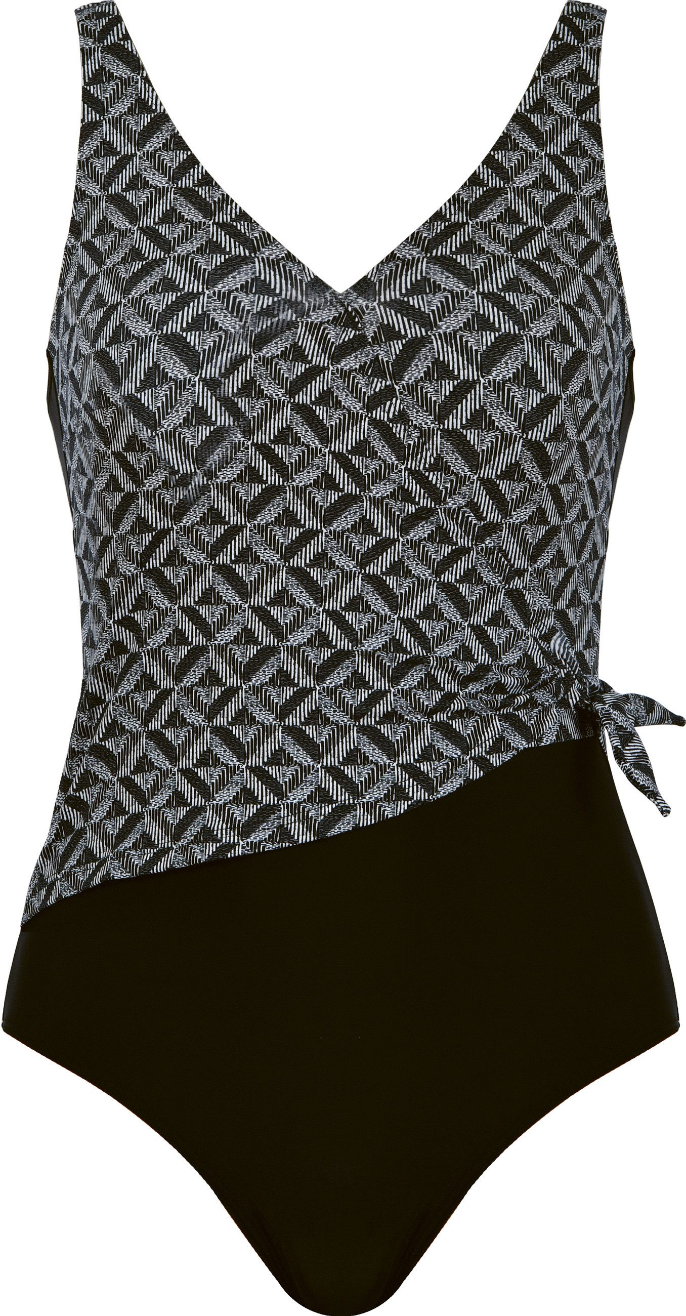 Naturana Badeanzug Ethno black & white günstig online kaufen