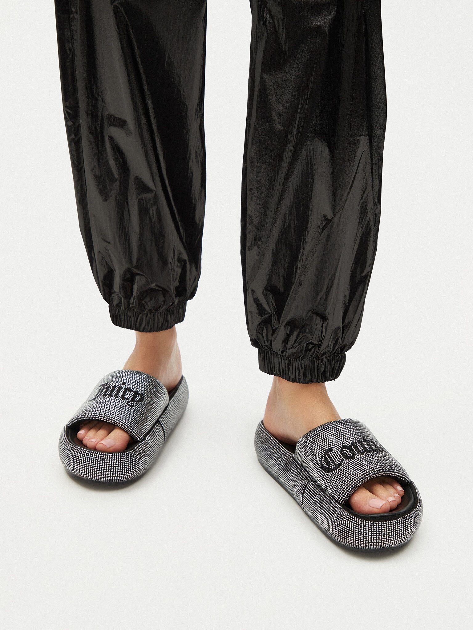 Juicy Couture Juicy Couture Damen Flip-Flops Schwarz WSS21515-04 Badepantolette