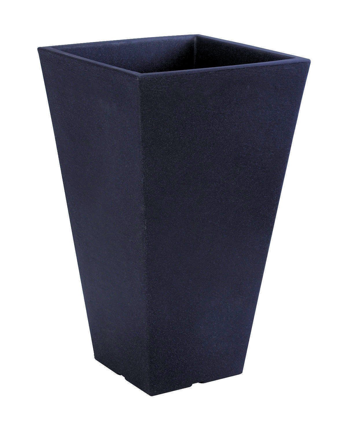 Spetebo Blumentopf Kunststoff Blumentopf anthrazit - günstig online kaufen