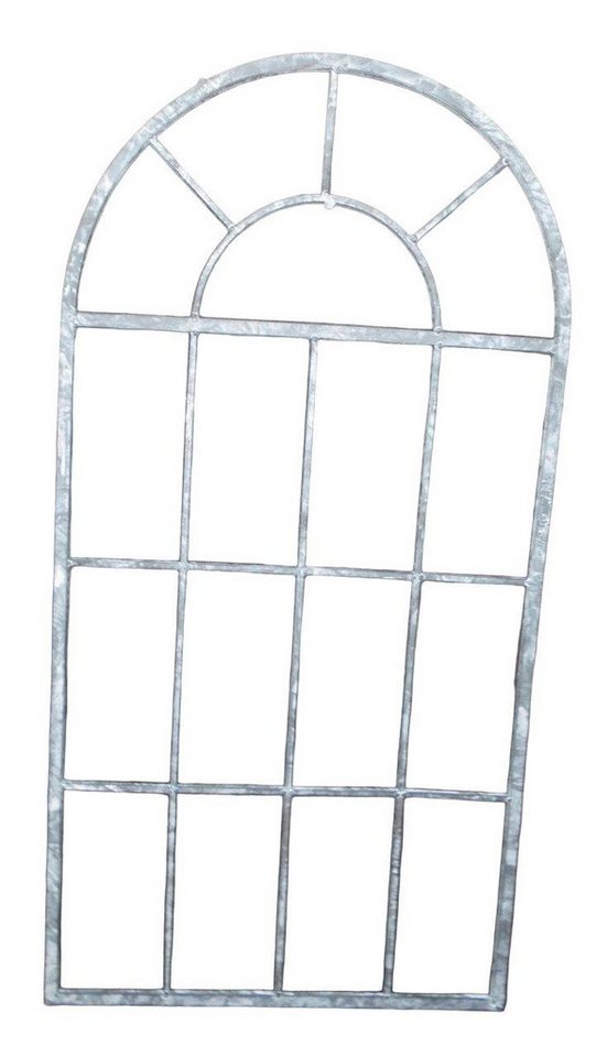 Deko-Impression Wanddekoobjekt Deko-Fenster Sprossenfenster Dekorahmen Bilderrahmen Eisen grau 87cm (1 St)