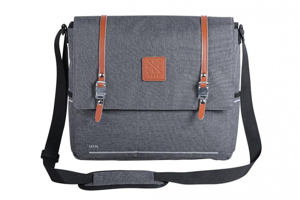 Zefal Fahrradtasche Zefal Gepäckträgertasche Urban Messenger grau 35x30x13cm 11l
