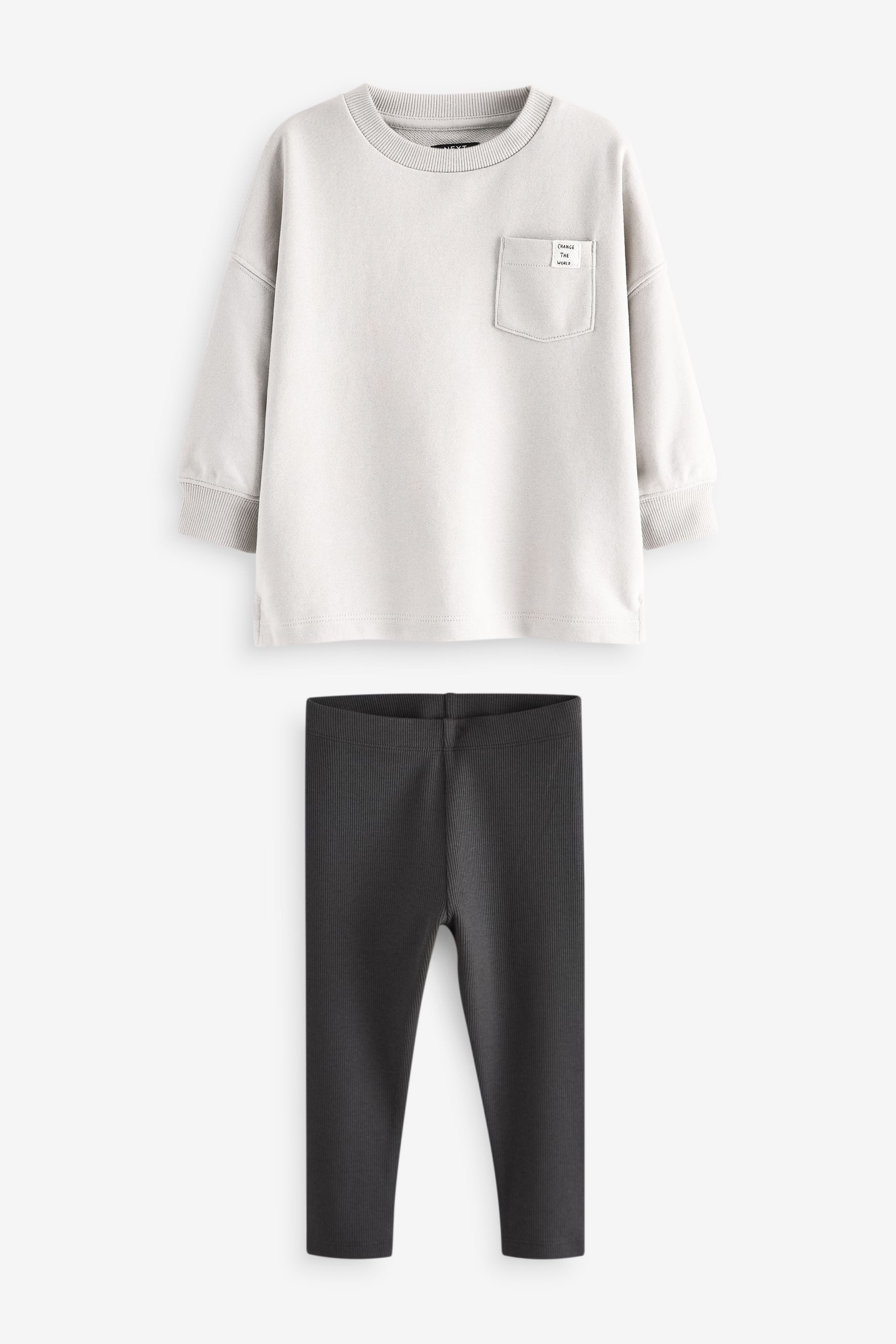 Shirt & Leggings Langarmoberteil und Leggings im Set