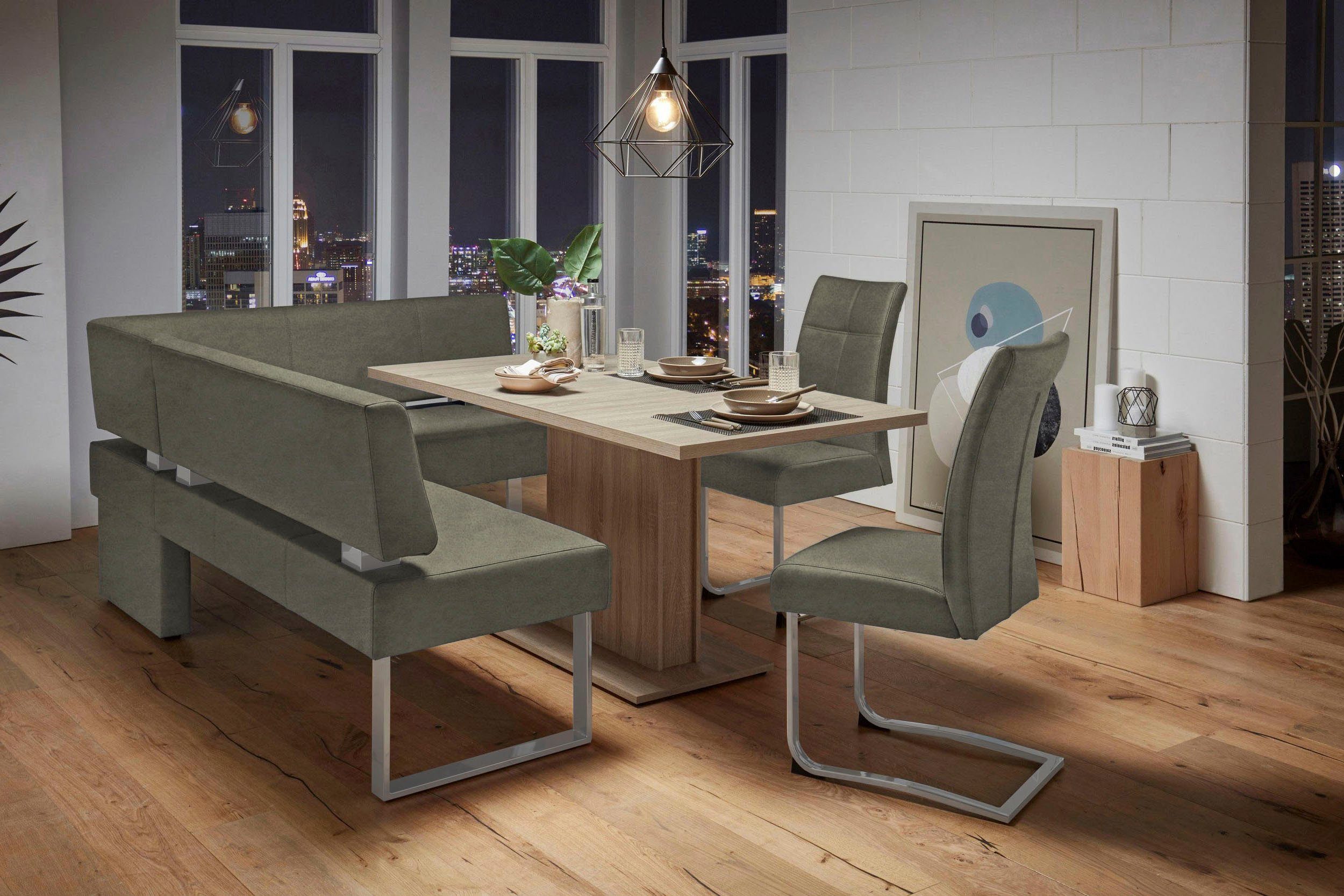 OTTO home Eckbank Rab, in 2 Breiten (180 oder 200 cm), Bezug in verschiedenen Qualitäten