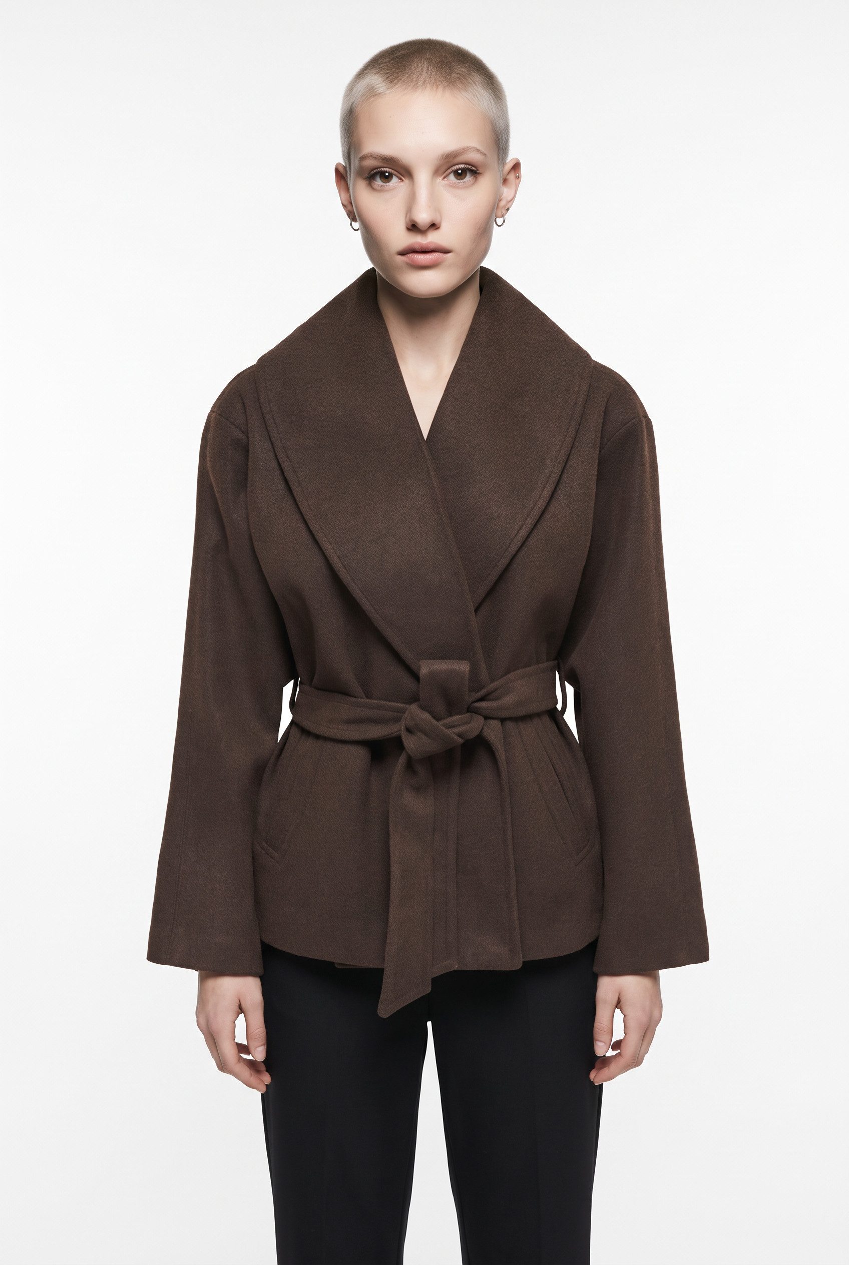 ONLY Kurzmantel ONLAUGUSTA LIFE SHORT COAT OTW Kunstfaser