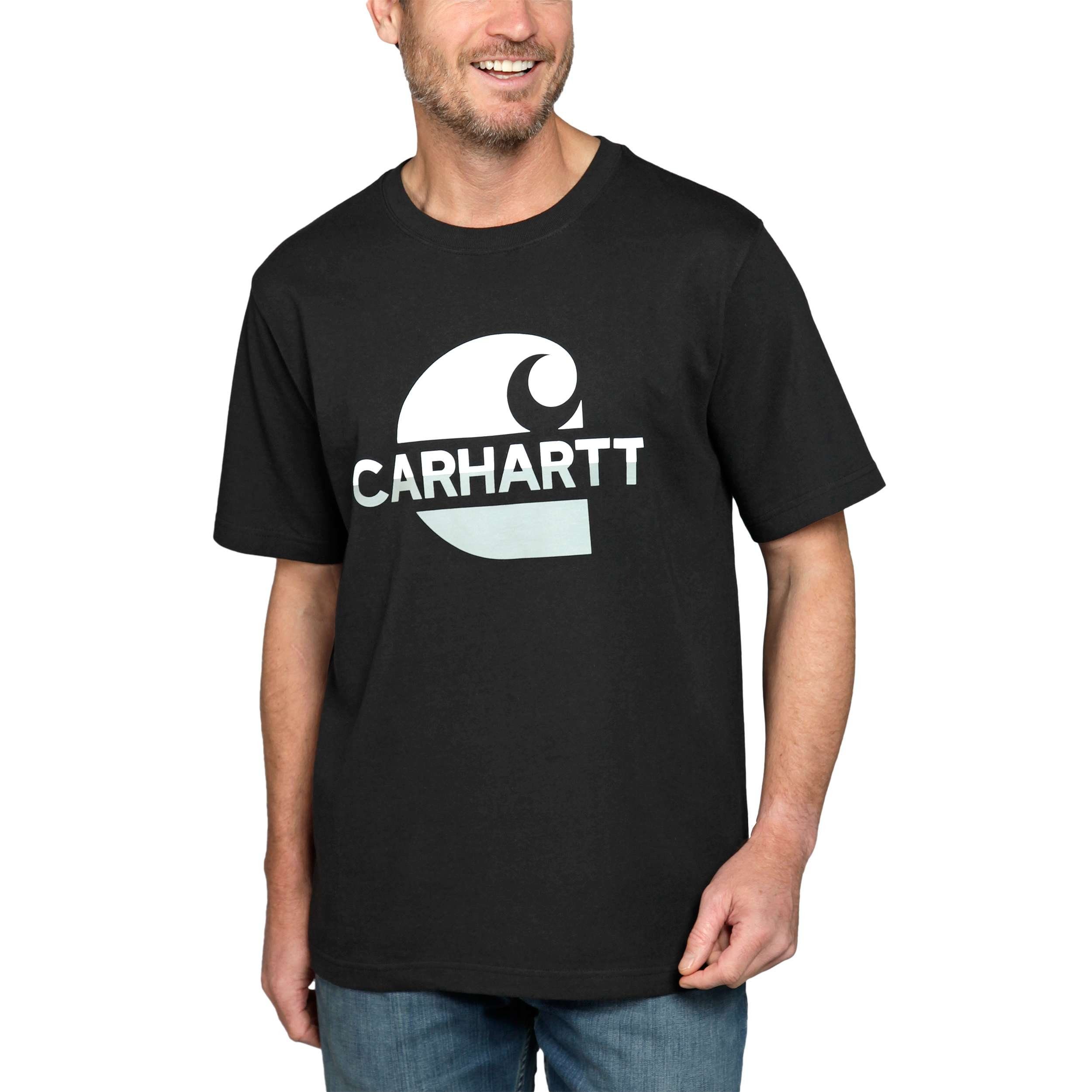 (1-tlg) HEAVYWEIGHT Carhartt black C GRAPHIC S/S 105908 T-SHIRT T-Shirt Carhartt