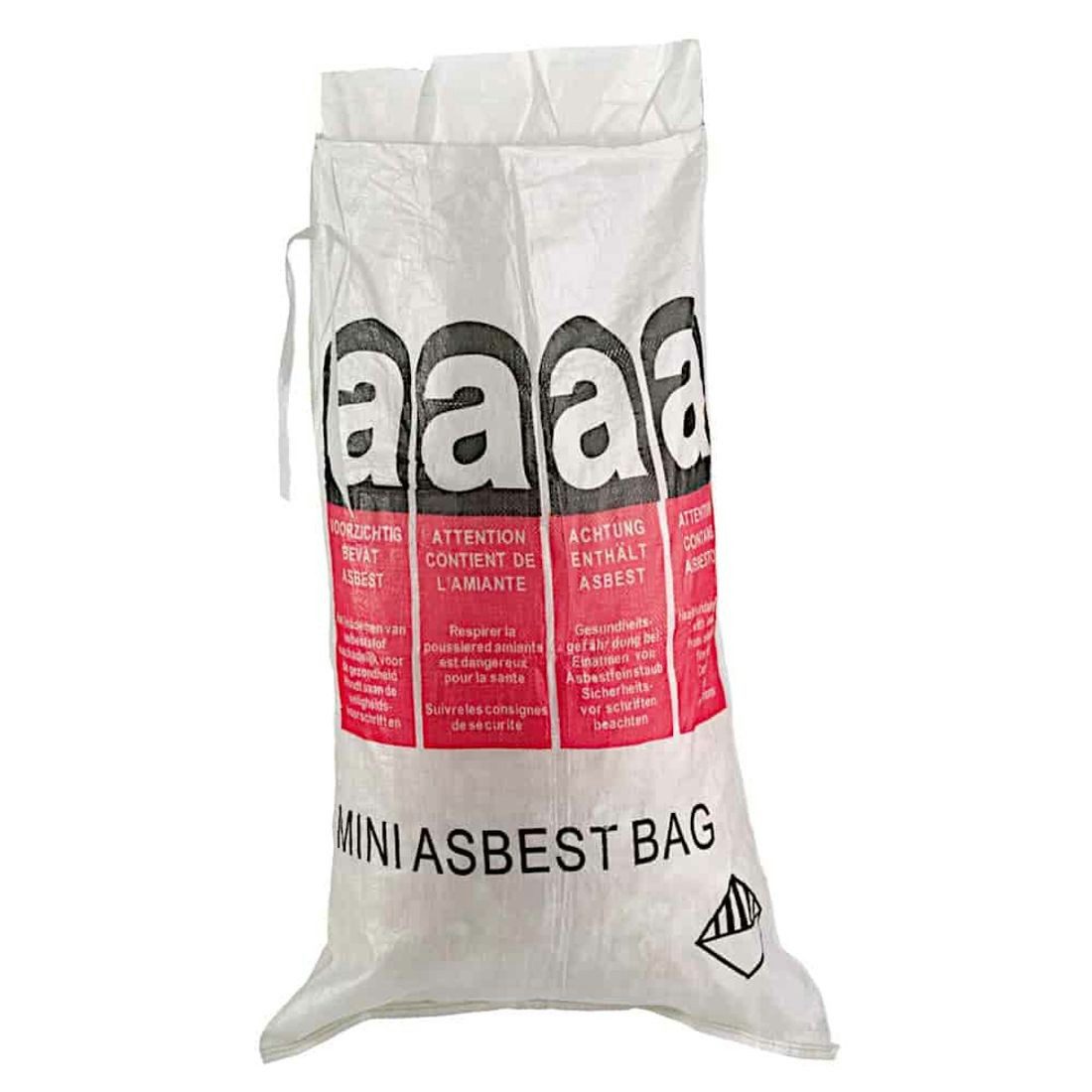 Boni-Shop Müllsack Asbestsack, Mini, 70x110cm, 120 Liter, Asbestbeutel für, Asbestentsorgung