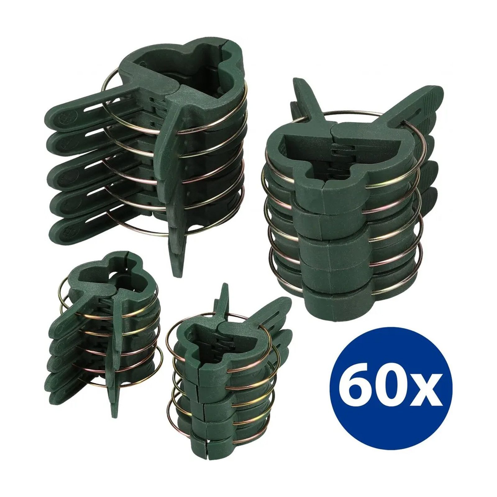 mumbi Gartenpflege-Set Gartenpflege-Set 60x Mix Pflanzenclips Klein Pflanzenklammern Groß
